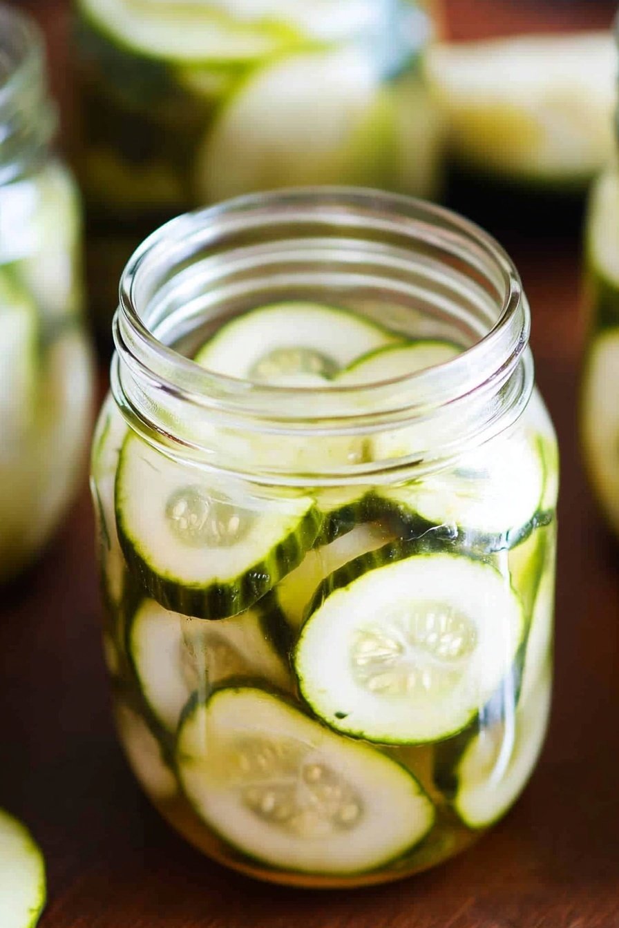 Amish Refrigerator Pickles Easy Recipe