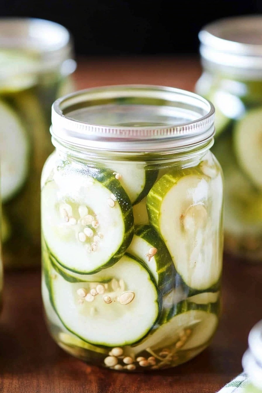 Amish Refrigerator Pickles Easy Recipe