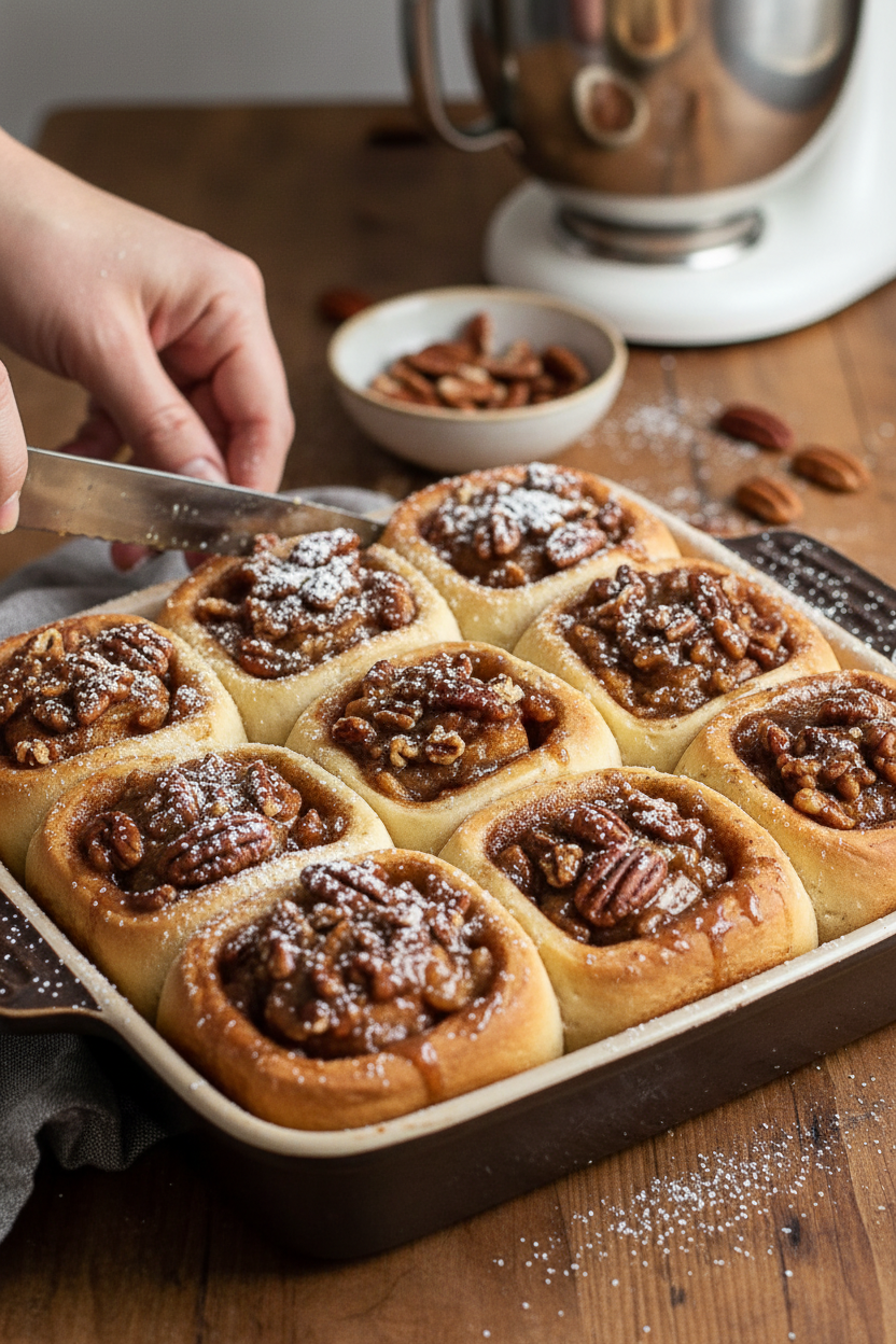 Apple Pecan Cinnamon Rolls Recipe