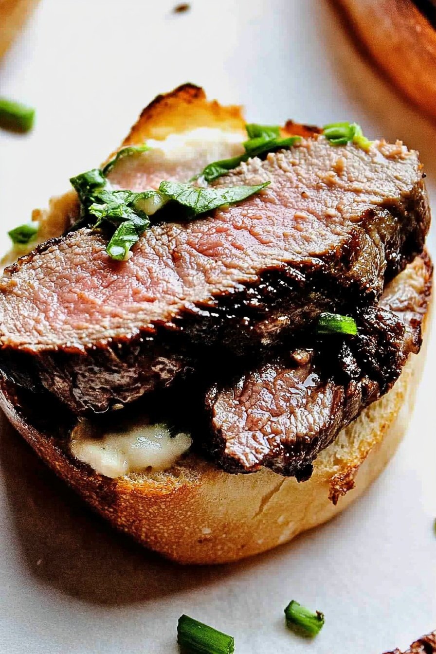 Beef Tenderloin Baguette Sandwich Recipe