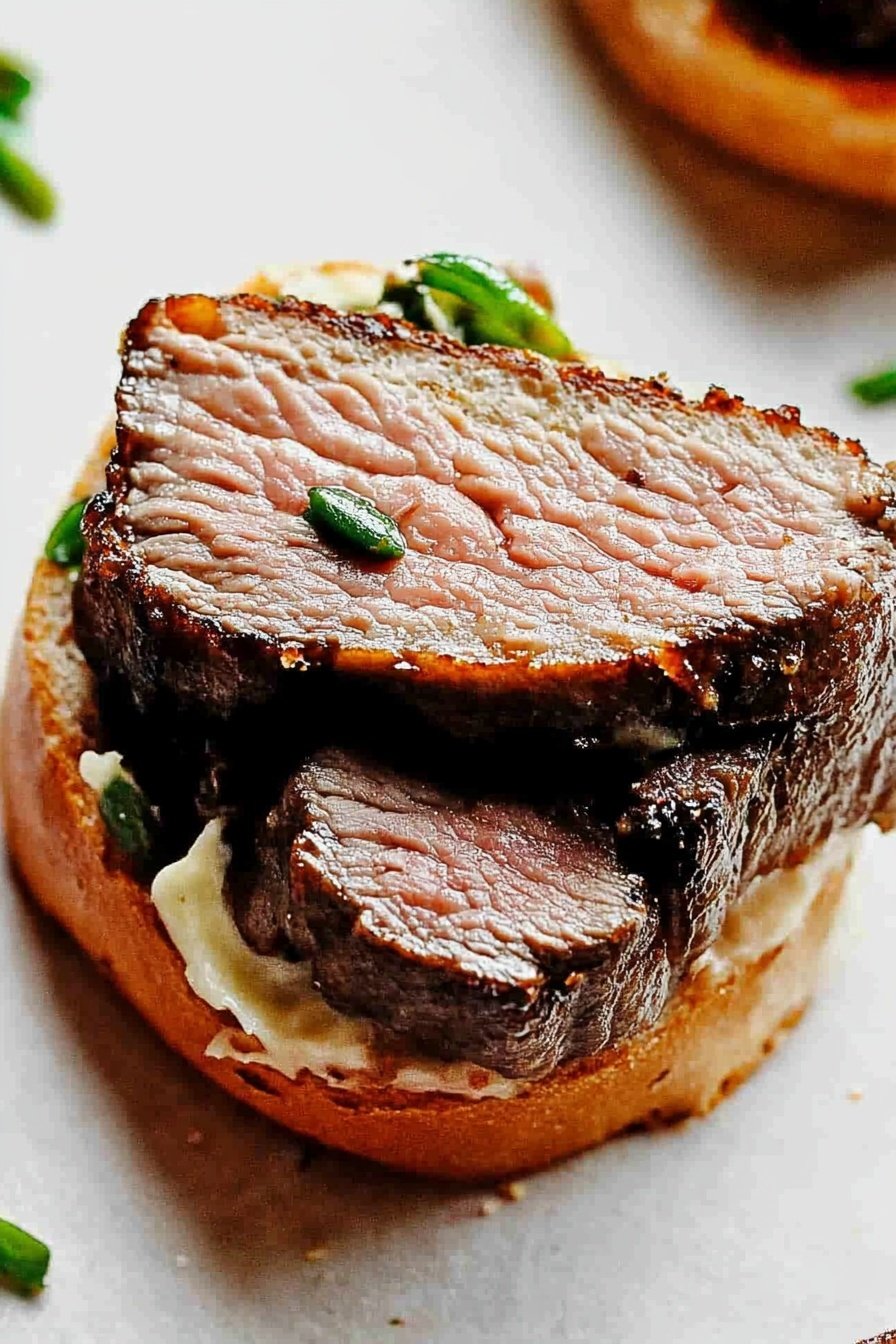 Beef Tenderloin Baguette Sandwich Recipe