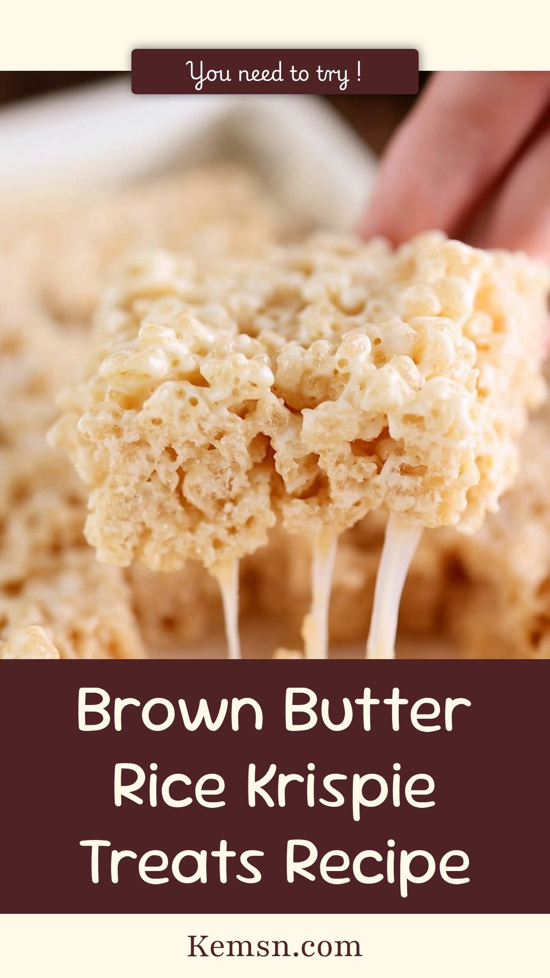 Brown Butter Rice Krispie Treats Recipe