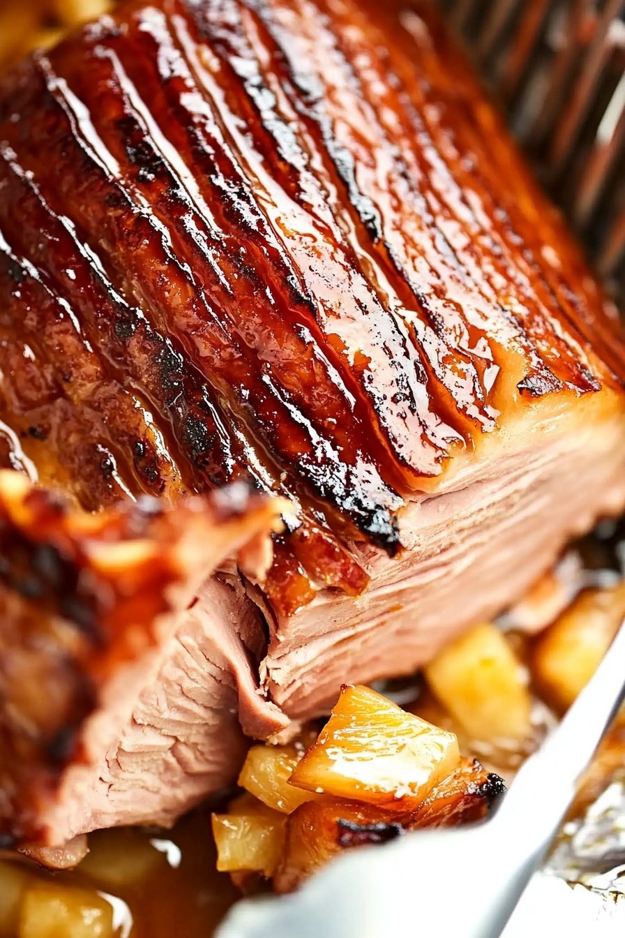 Brown Sugar Pineapple Ham Glaze Recipe