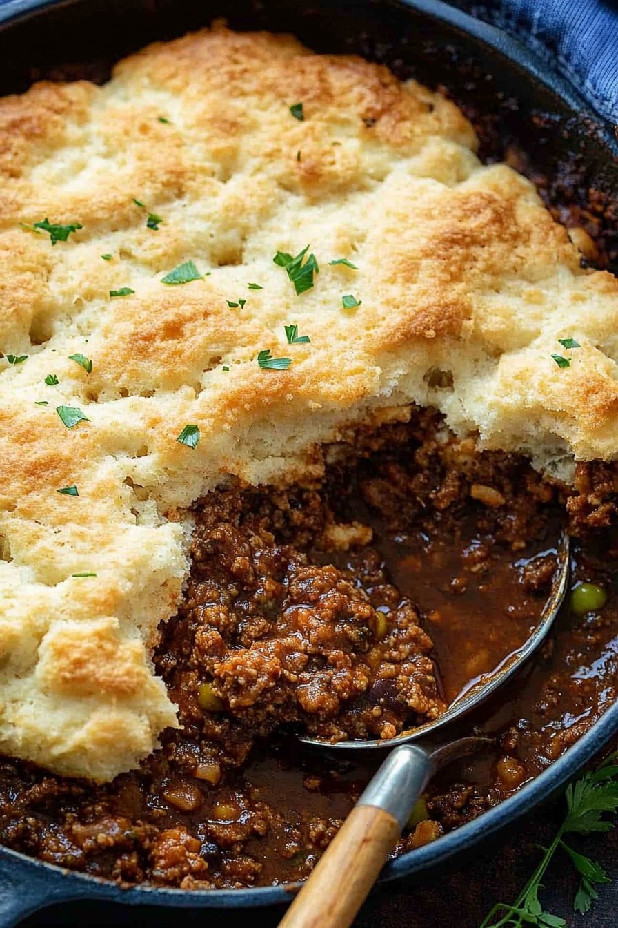 Butter Swim Biscuit Sloppy Joe Casserole