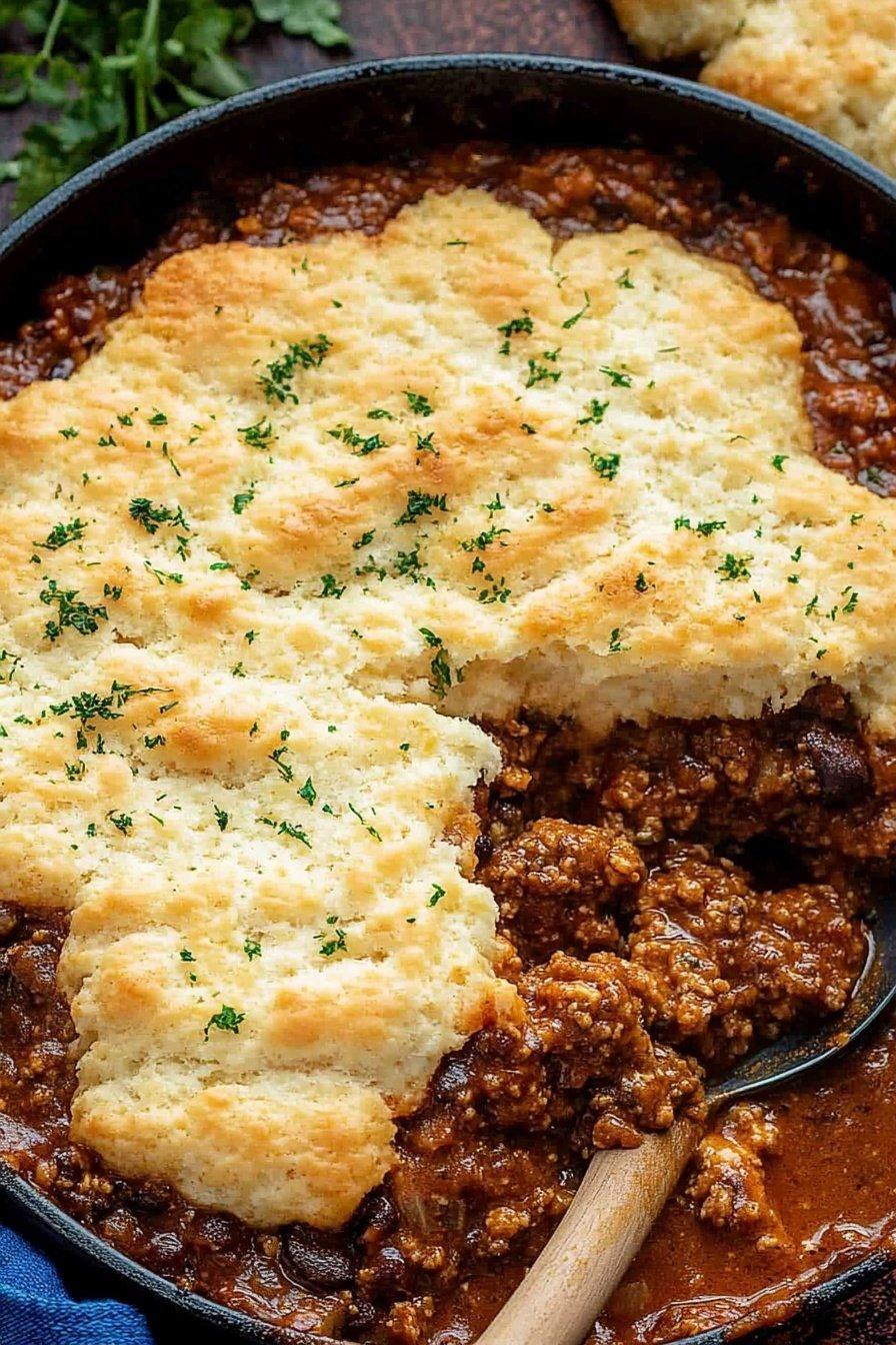 Butter Swim Biscuit Sloppy Joe Casserole