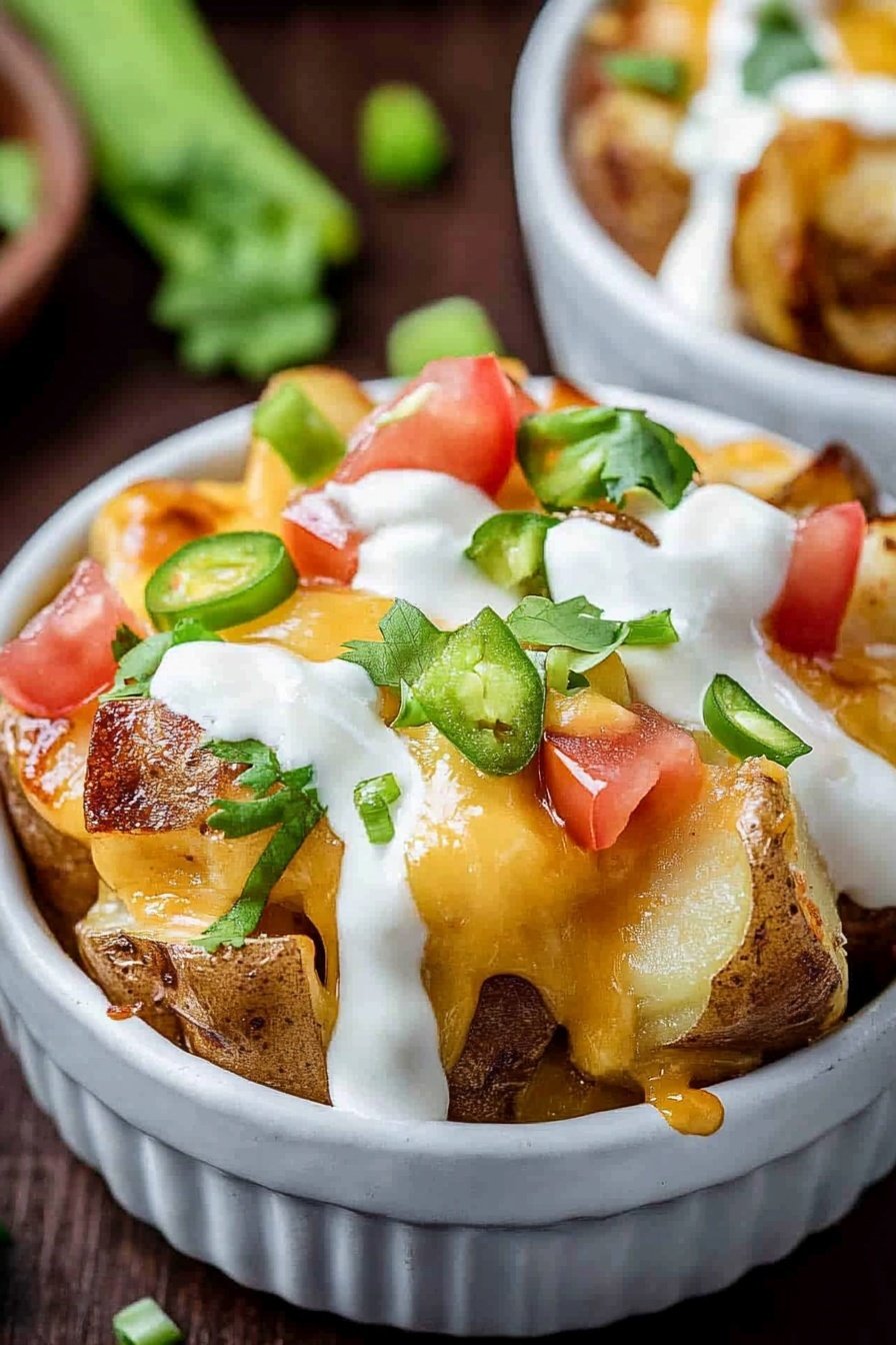 Cheesy Fiesta Potatoes Recipe