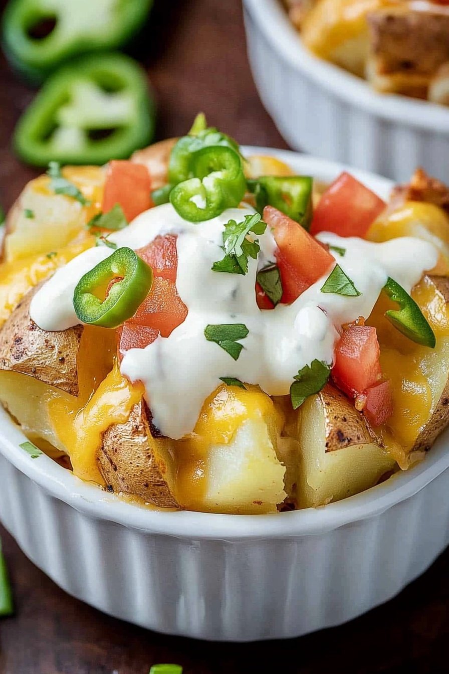 Cheesy Fiesta Potatoes Recipe
