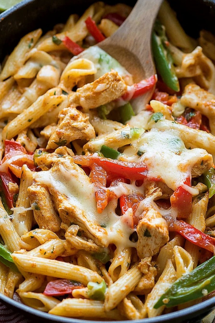 Chicken Fajita Pasta Recipe