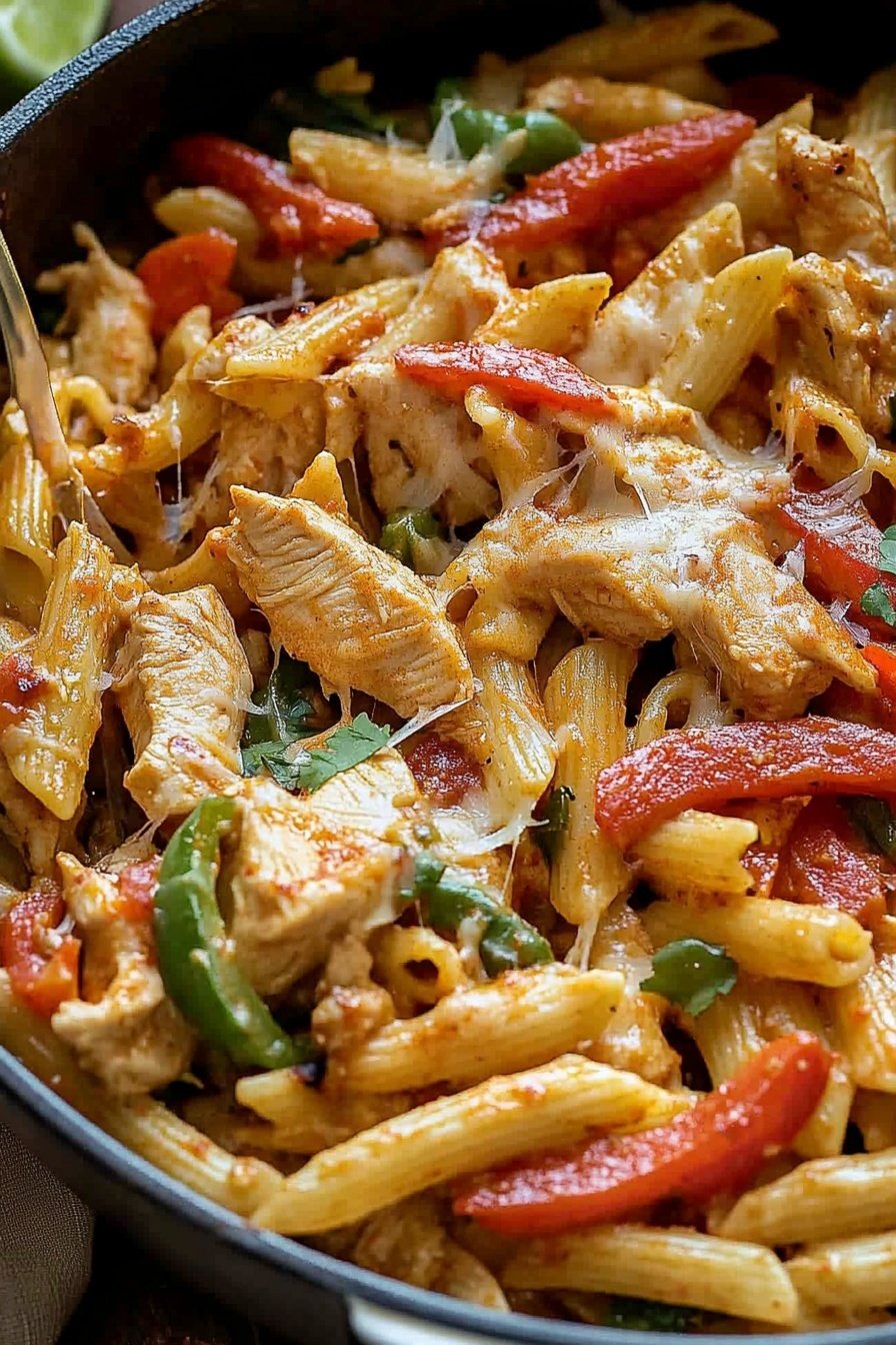 Chicken Fajita Pasta Recipe