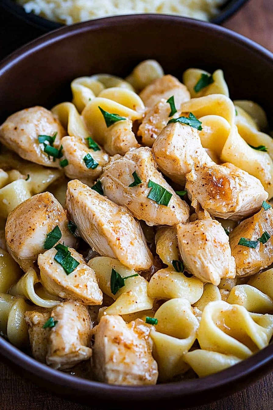 Chicken and Buttered Noodles Recipe