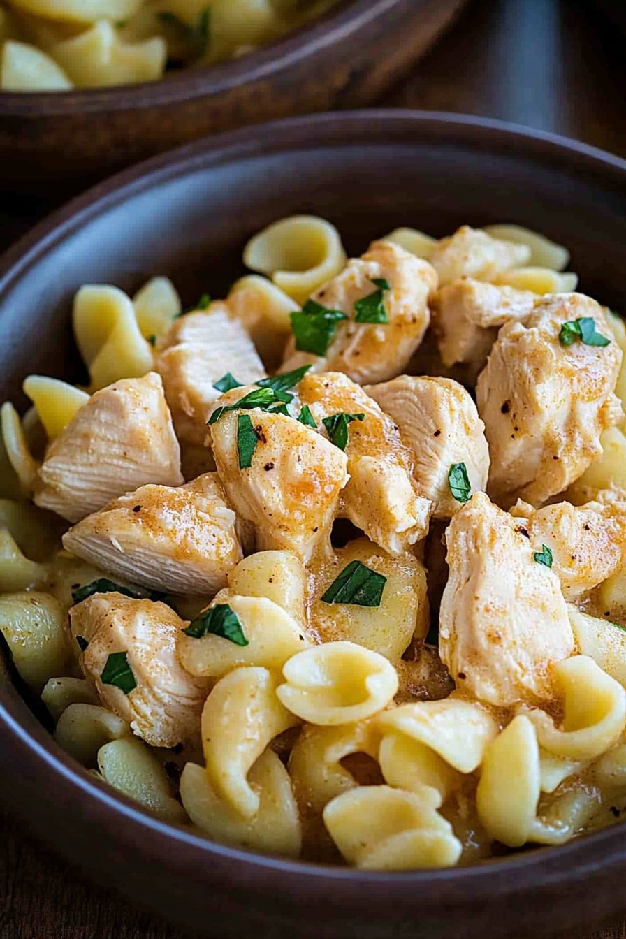 Chicken and Buttered Noodles Recipe
