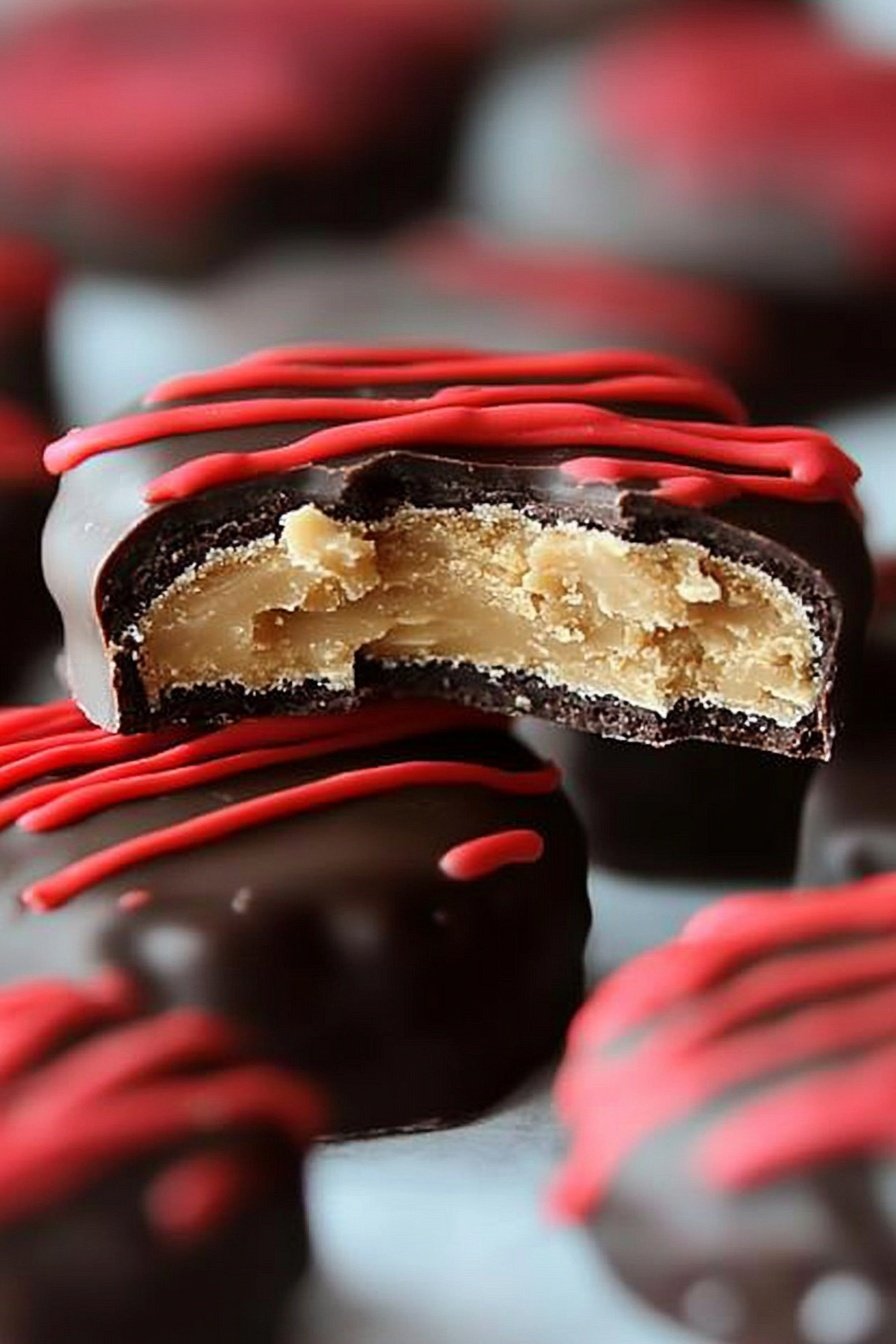 Chocolate Dipped Cookie Butter Cookies