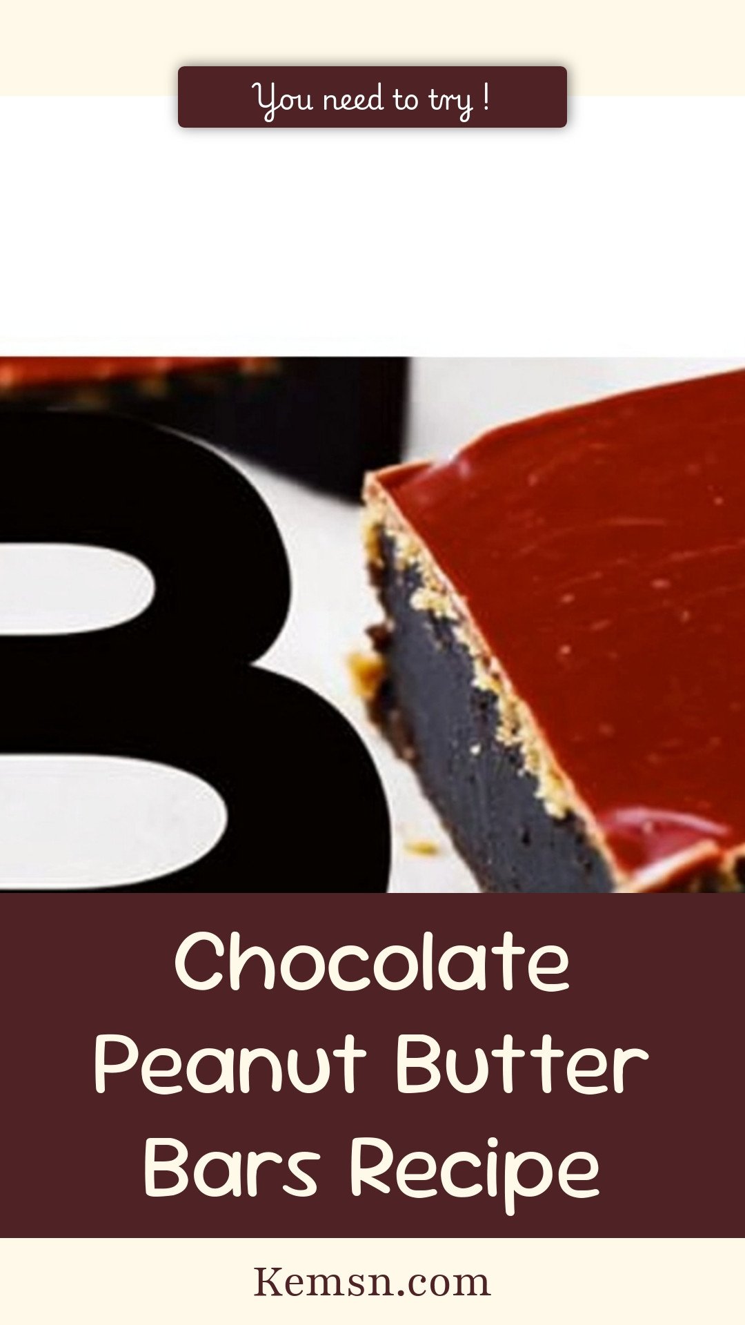 Chocolate Peanut Butter Bars Recipe