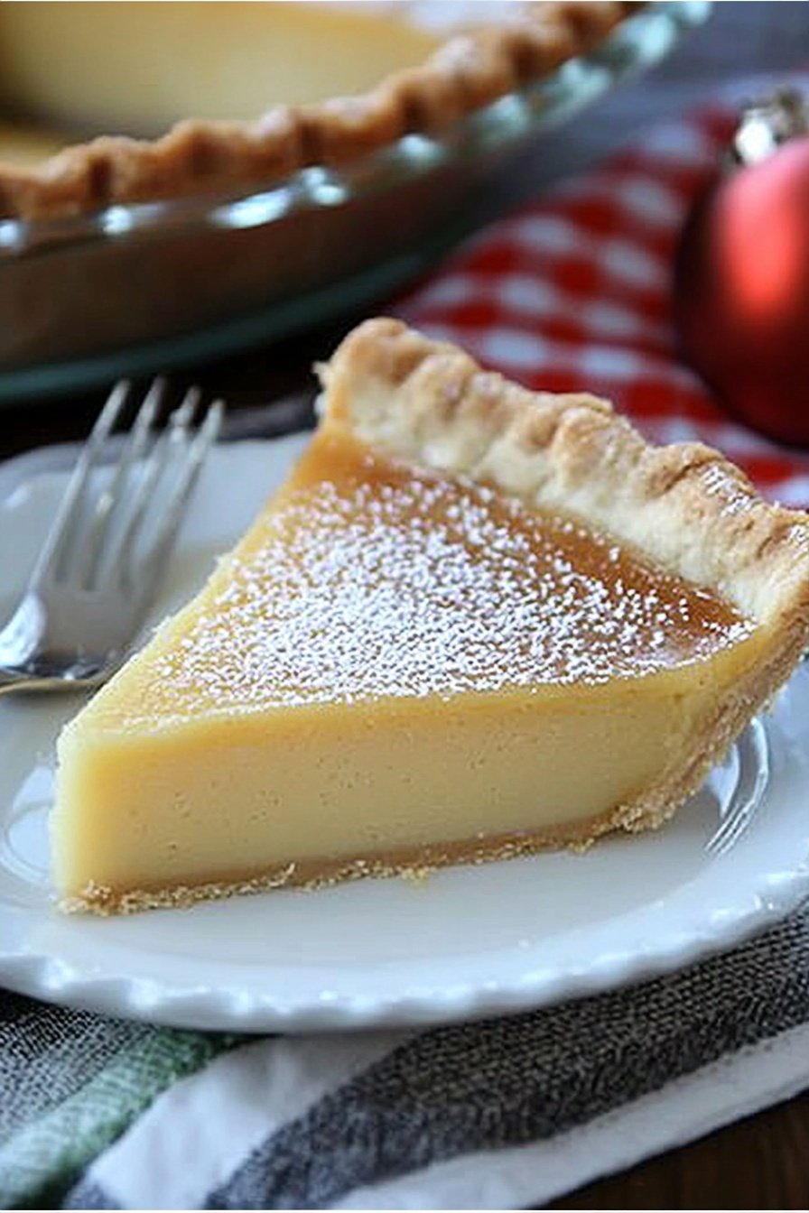 Classic Southern Eggnog Chess Pie Recipe