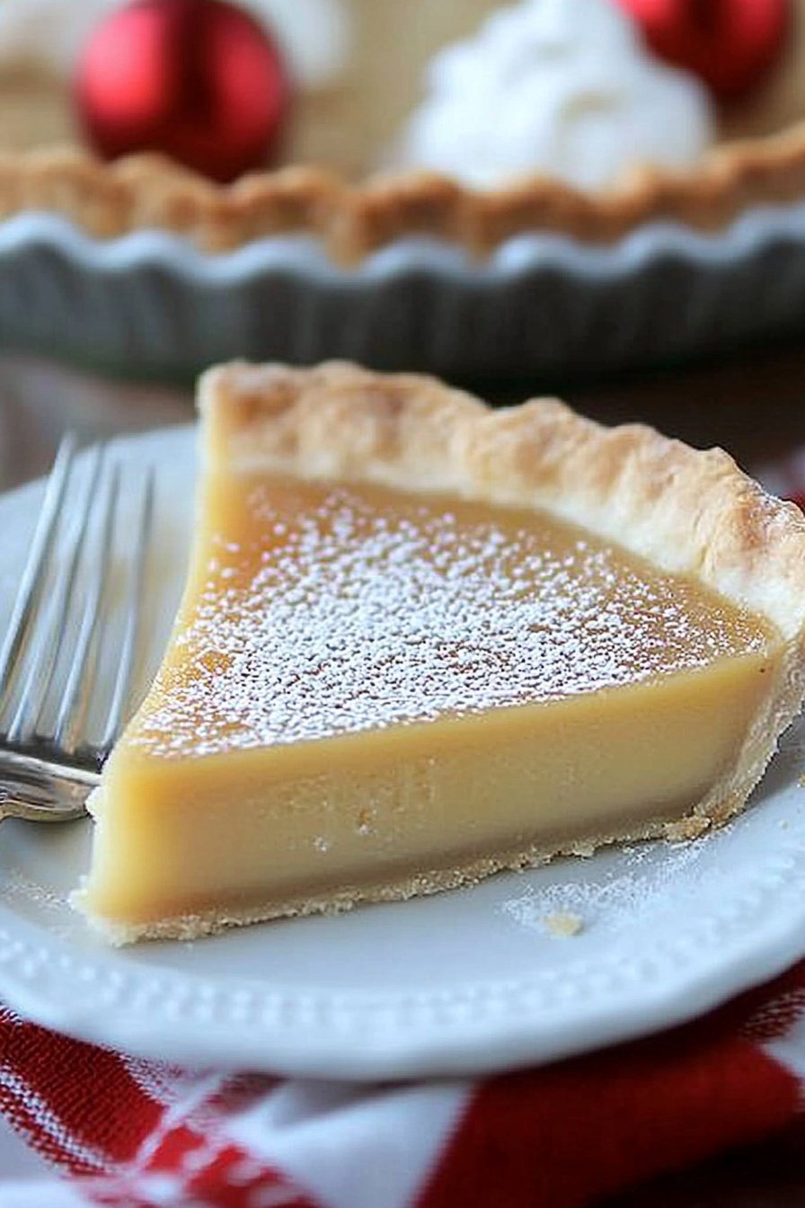 Classic Southern Eggnog Chess Pie Recipe