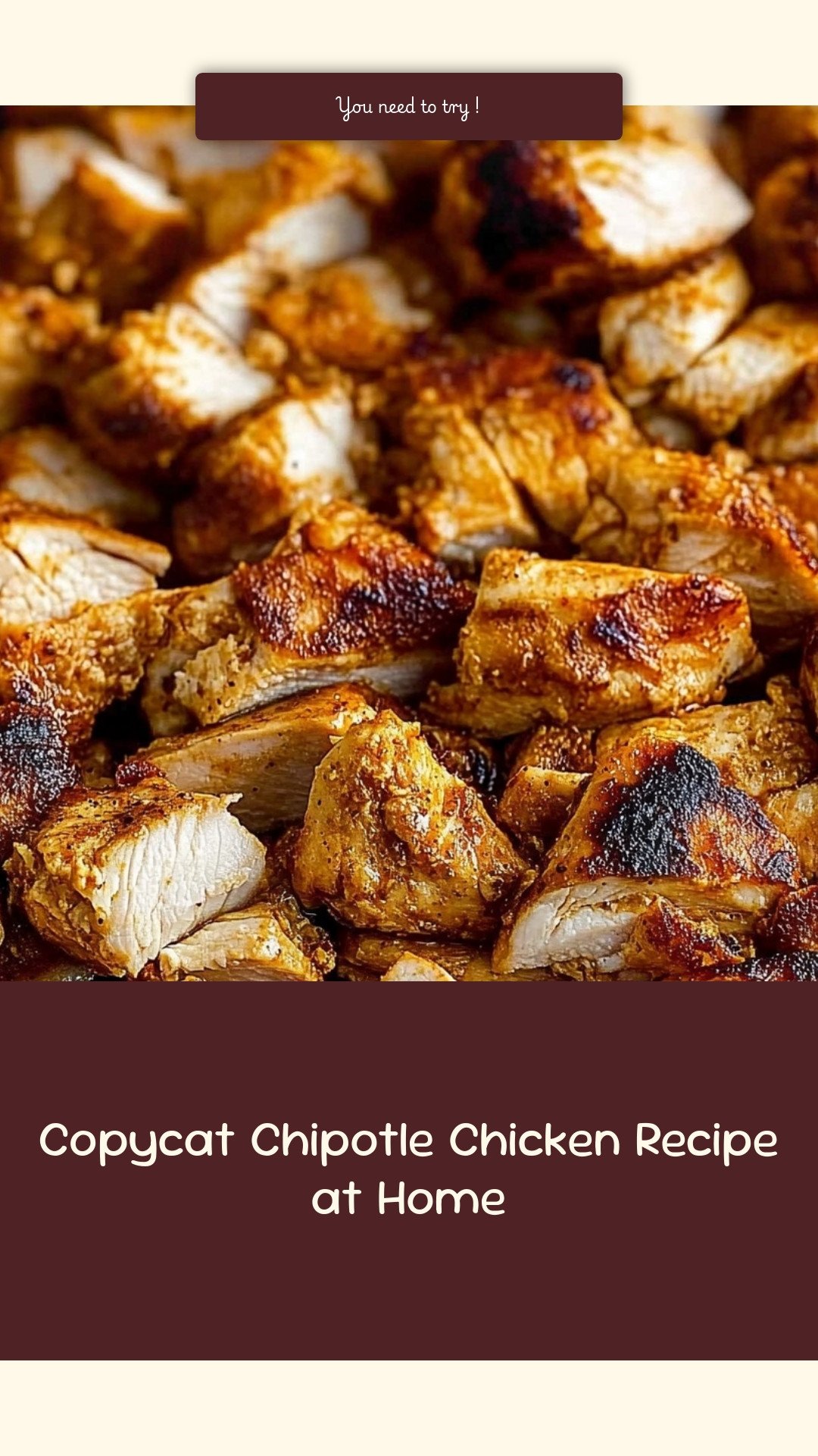 Copycat Chipotle Chicken Recipe at Home