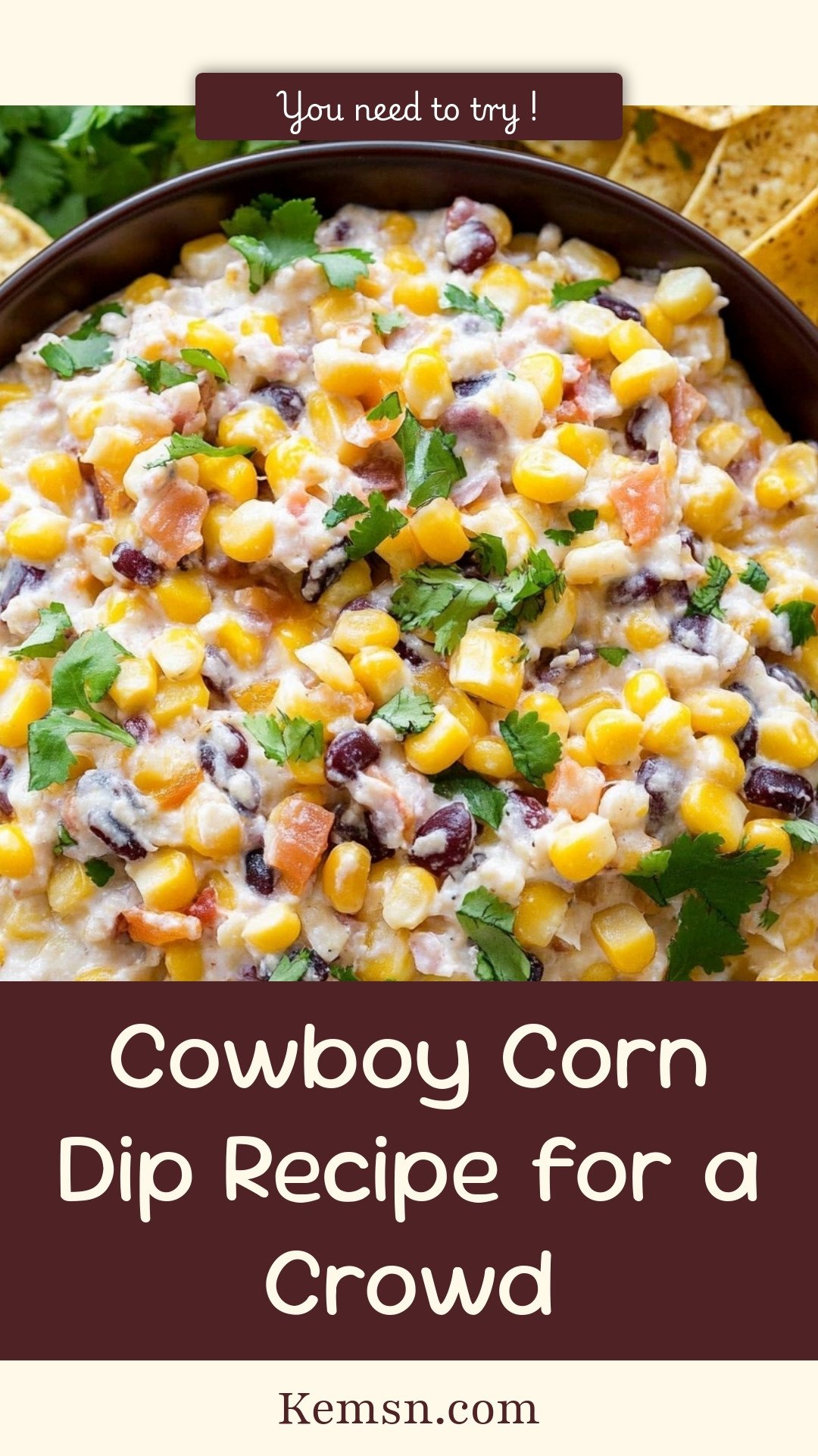 Cowboy Corn Dip Recipe for a Crowd