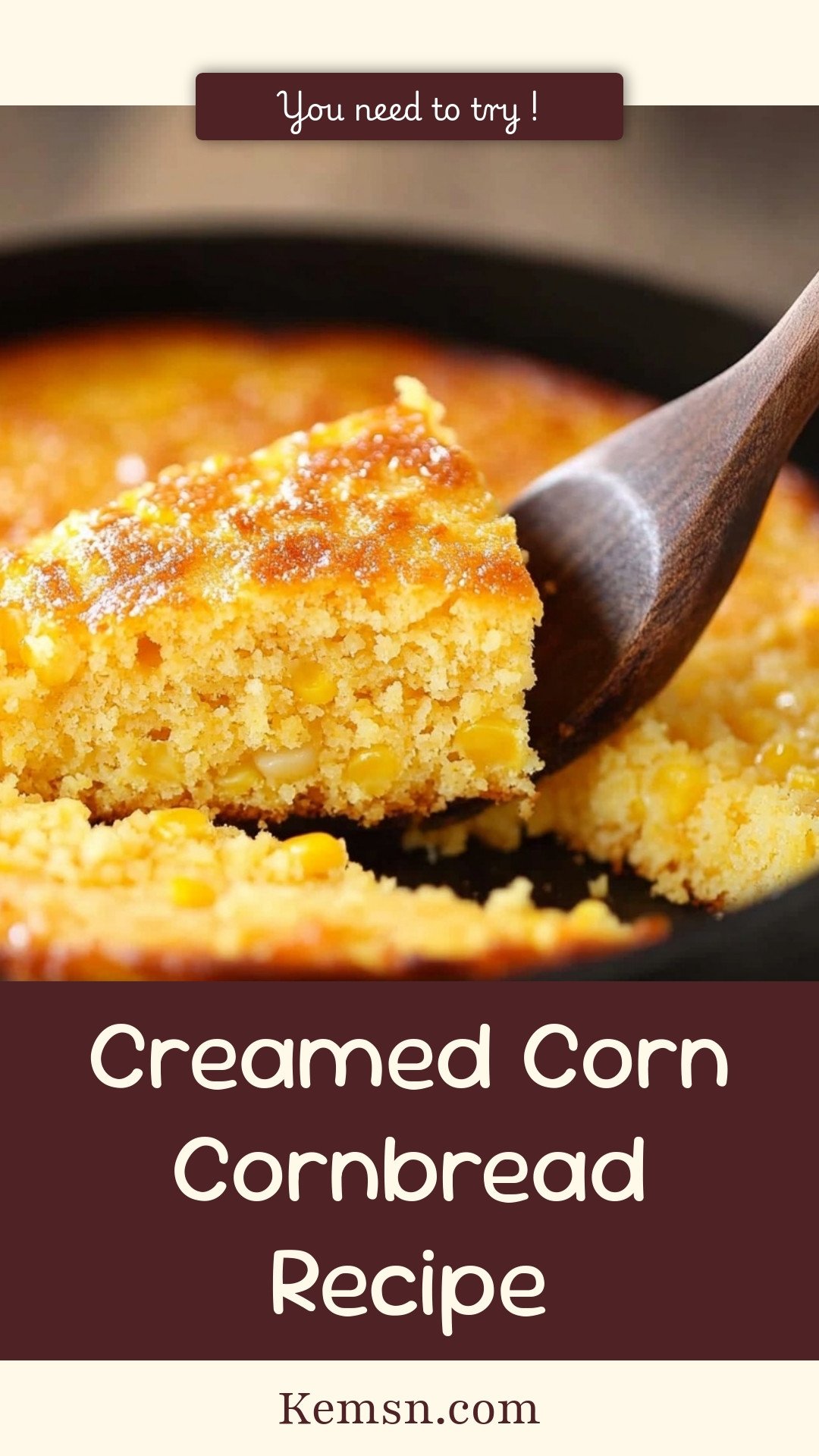 Creamed Corn Cornbread Recipe
