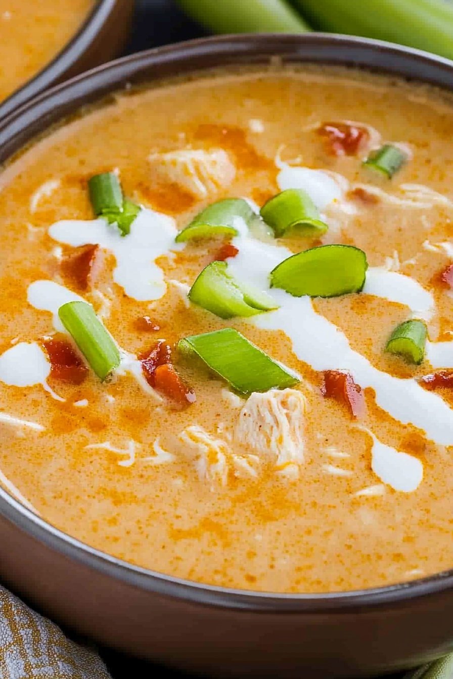 Creamy Buffalo Chicken Soup Recipe