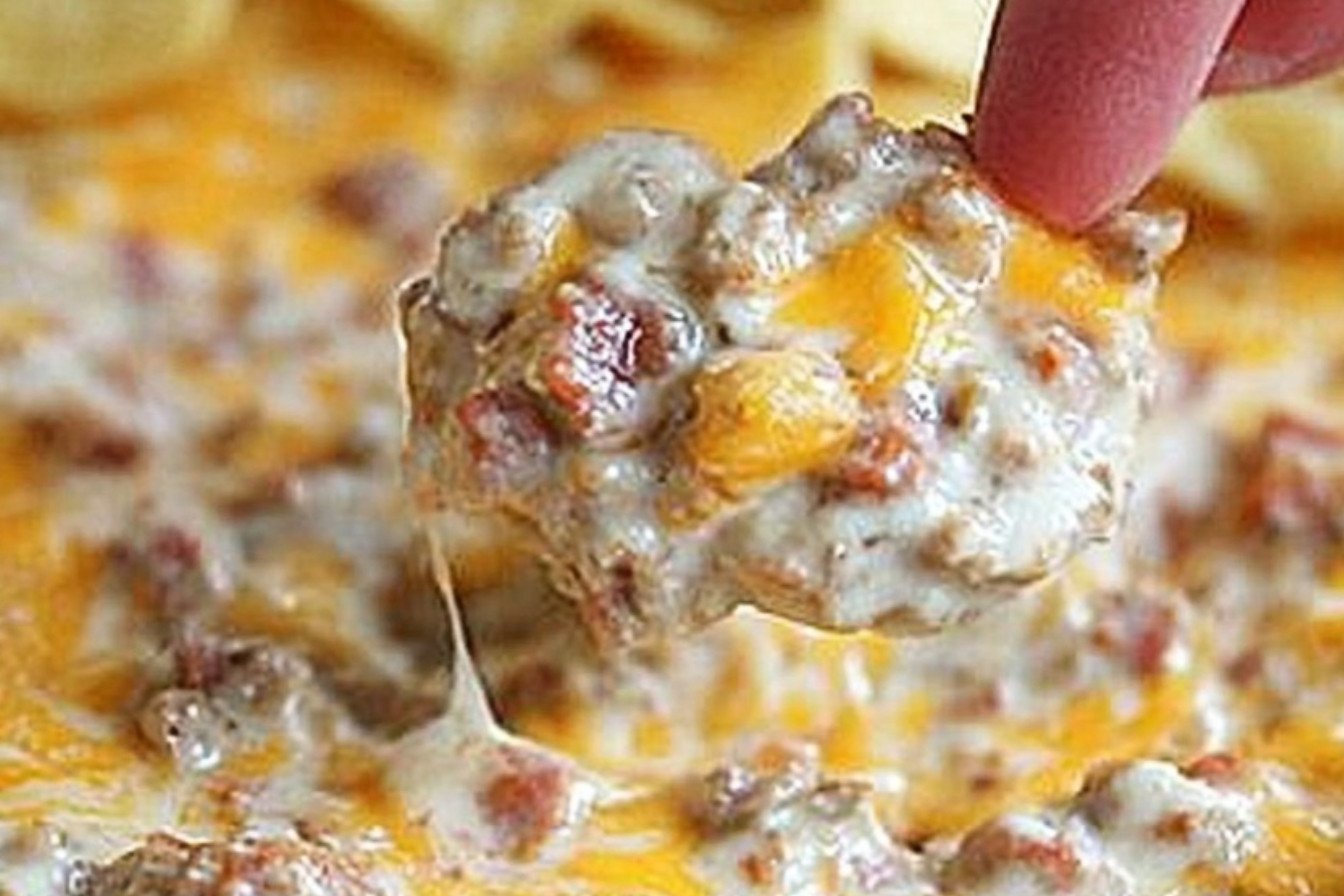 Creamy Cheesy Sausage Dip Recipe