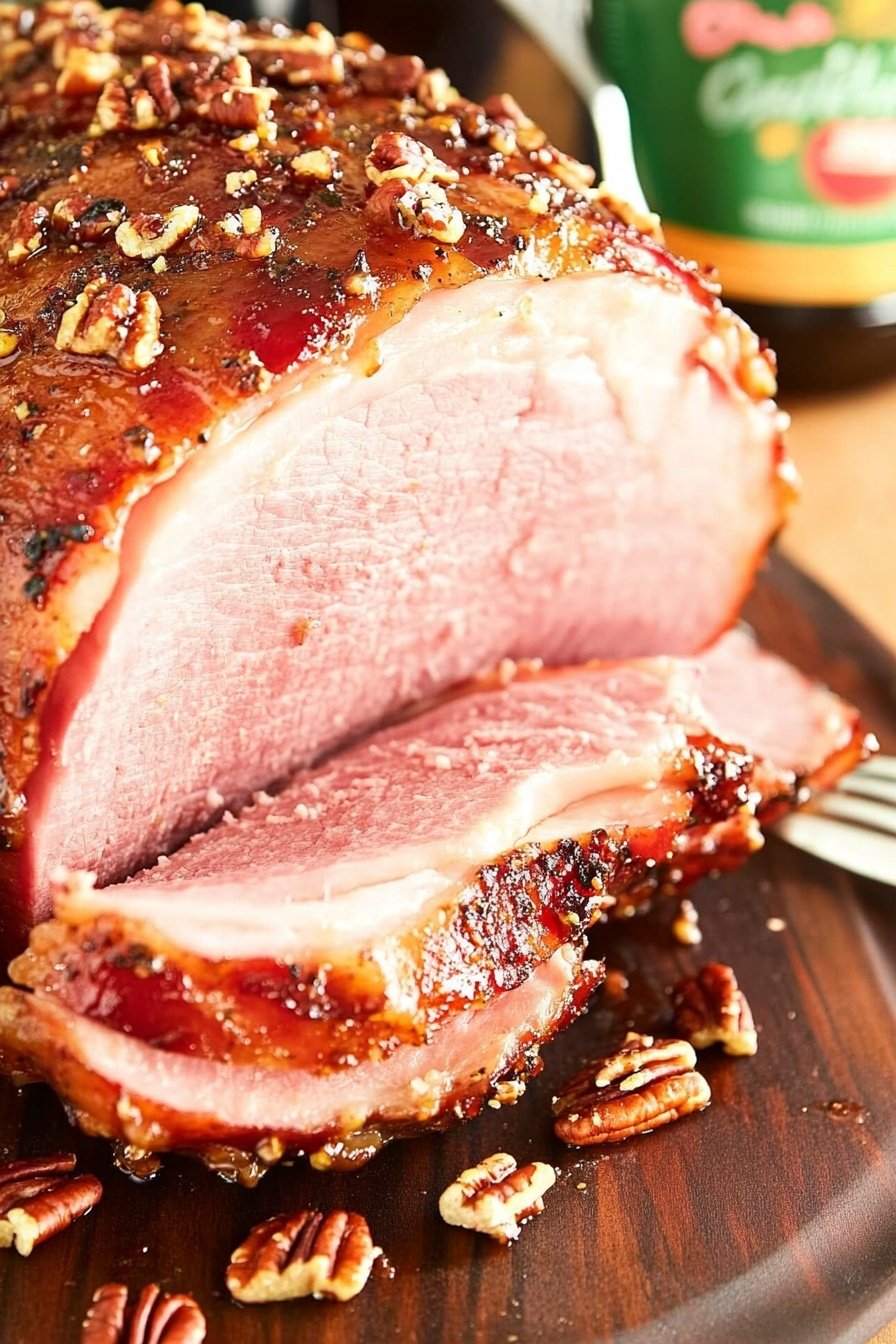 Creole Pecan Glazed Ham Recipe