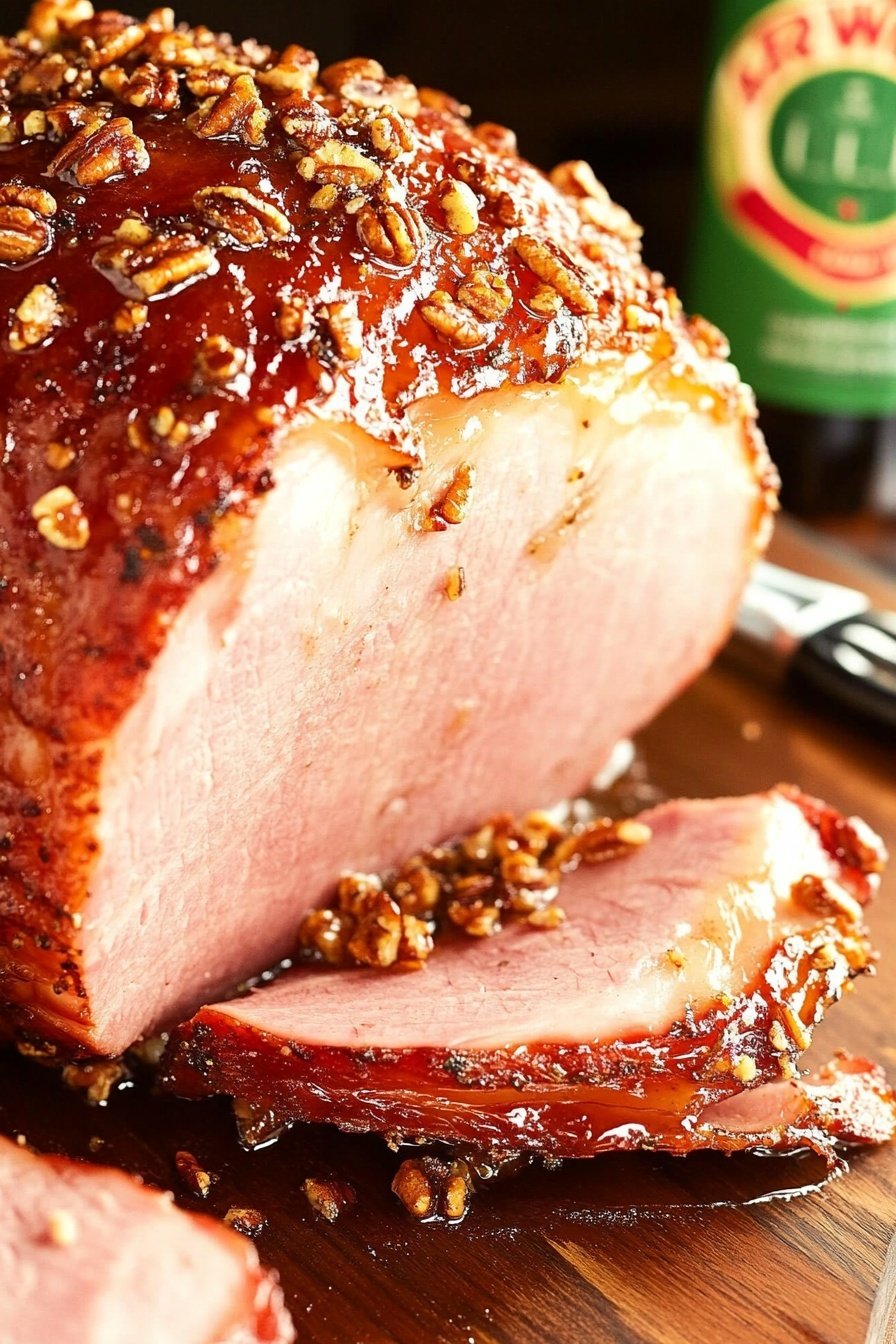 Creole Pecan Glazed Ham Recipe