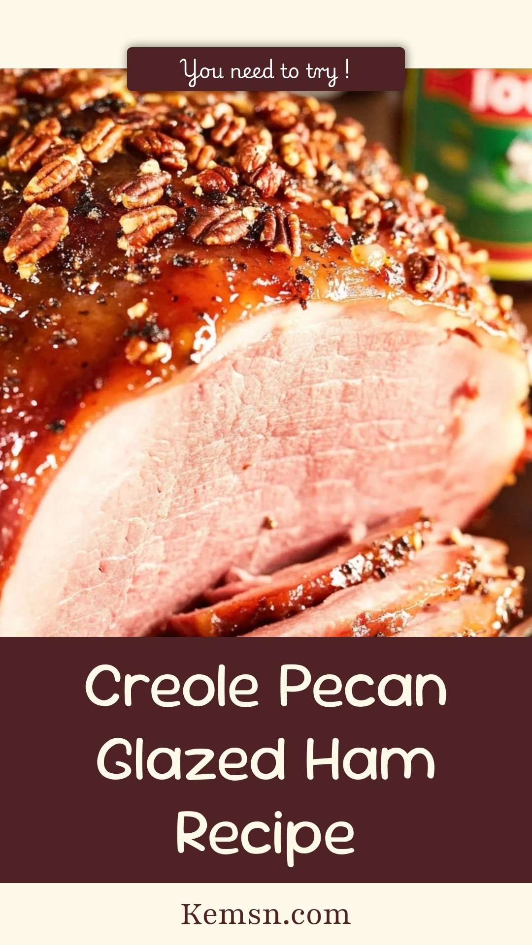 Creole Pecan Glazed Ham Recipe