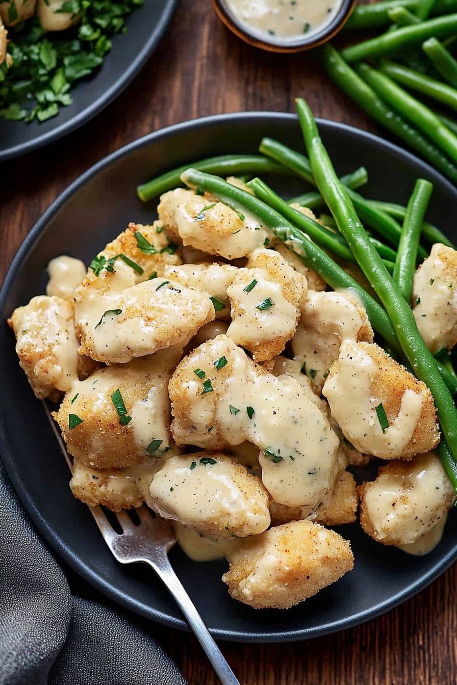 Crispy Caesar Chicken Bites Recipe