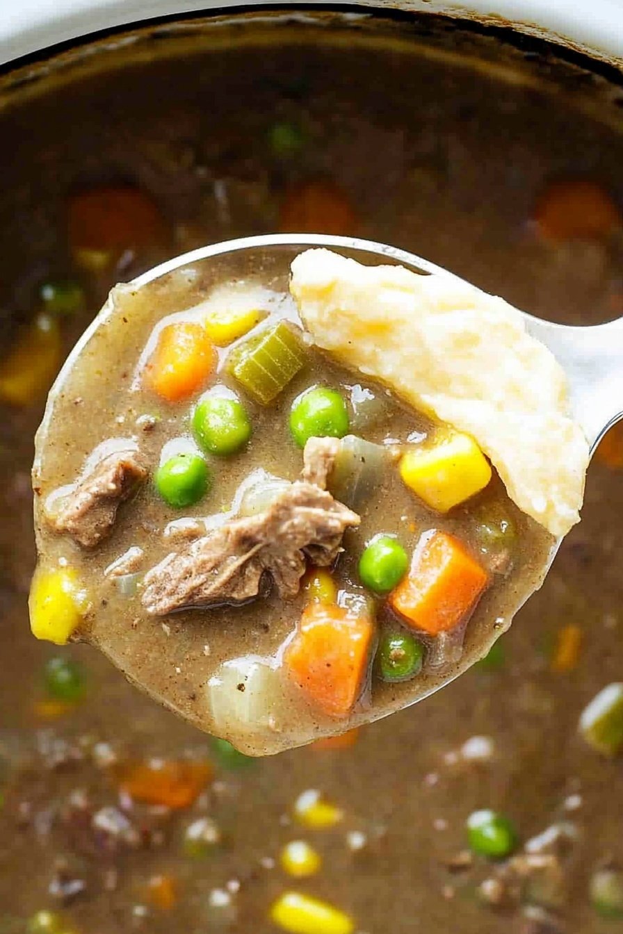 Crock Pot Beef Pot Pie Recipe