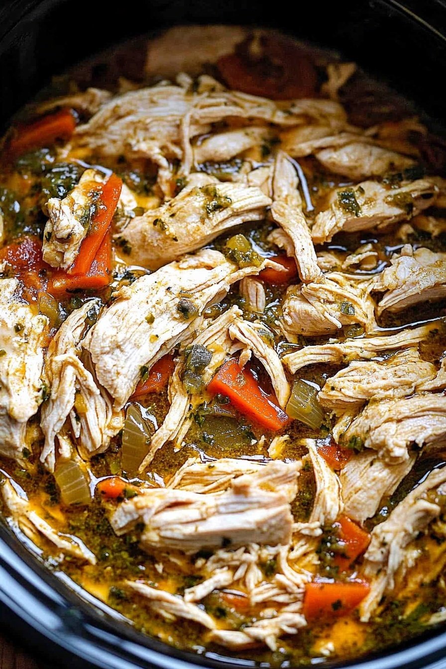 Crockpot Salsa Verde Chicken Recipe