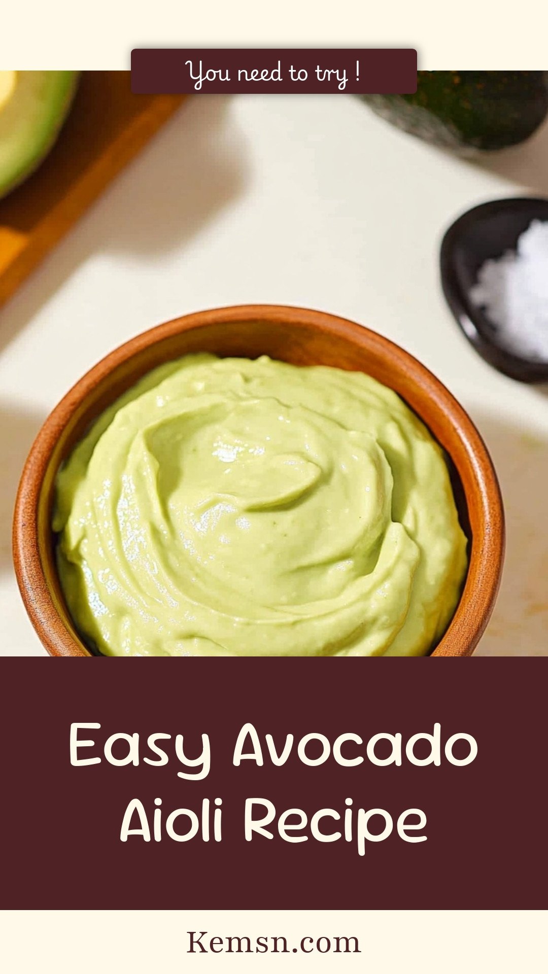 Easy Avocado Aioli Recipe