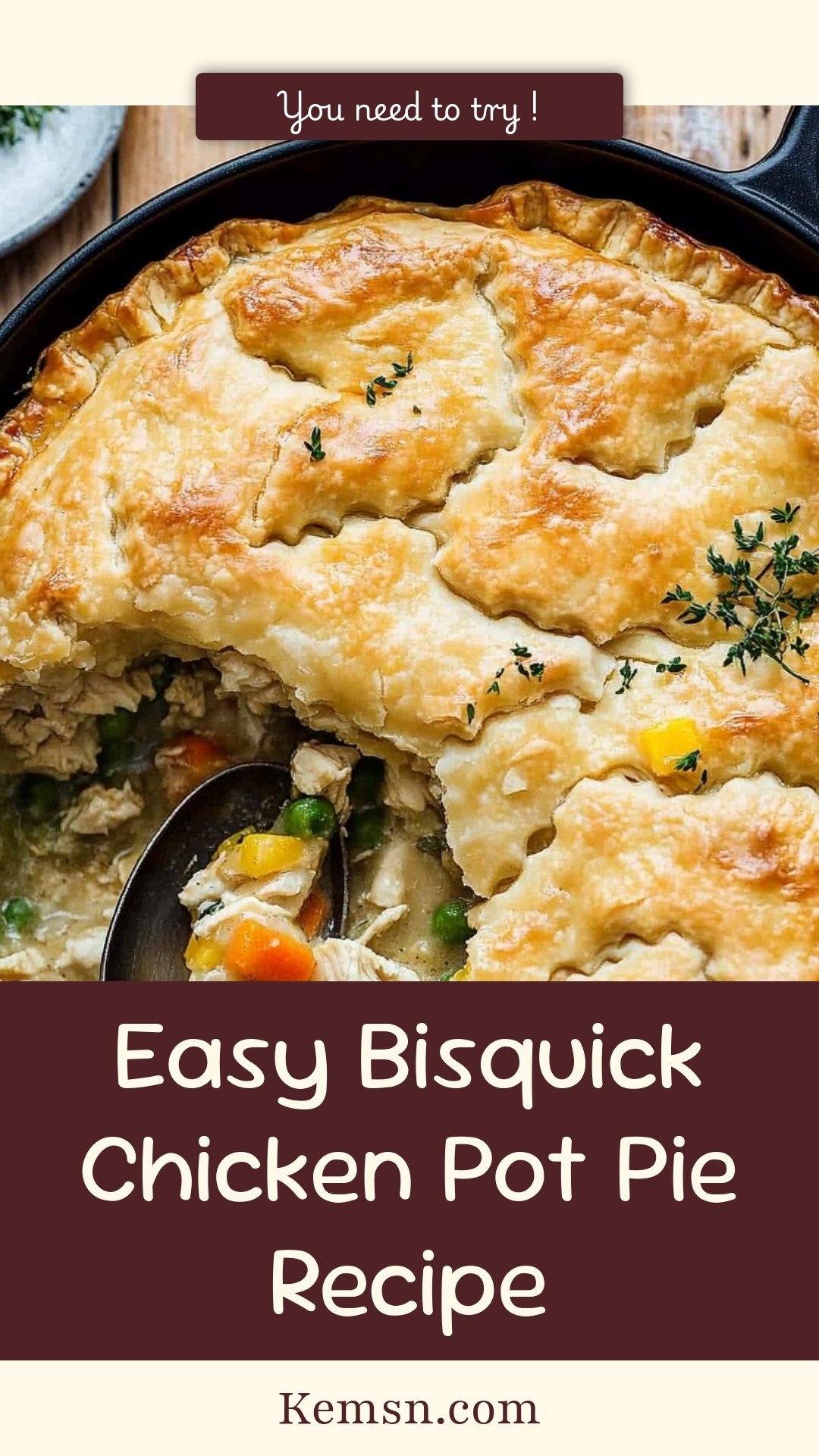 Easy Bisquick Chicken Pot Pie Recipe