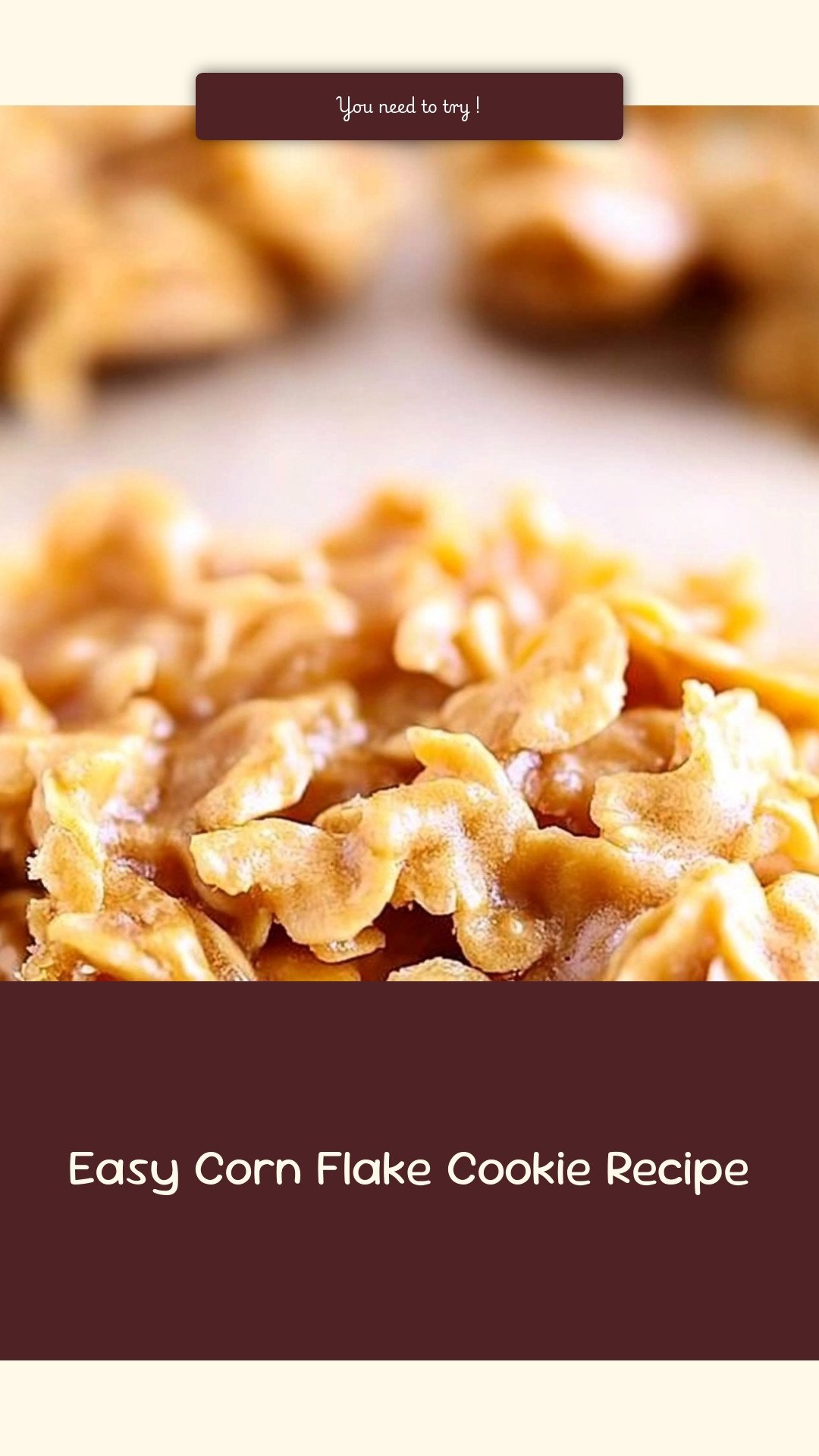 Easy Corn Flake Cookie Recipe