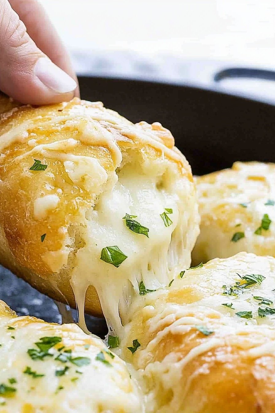 Easy Homemade Cheesy Garlic Bread Recipe