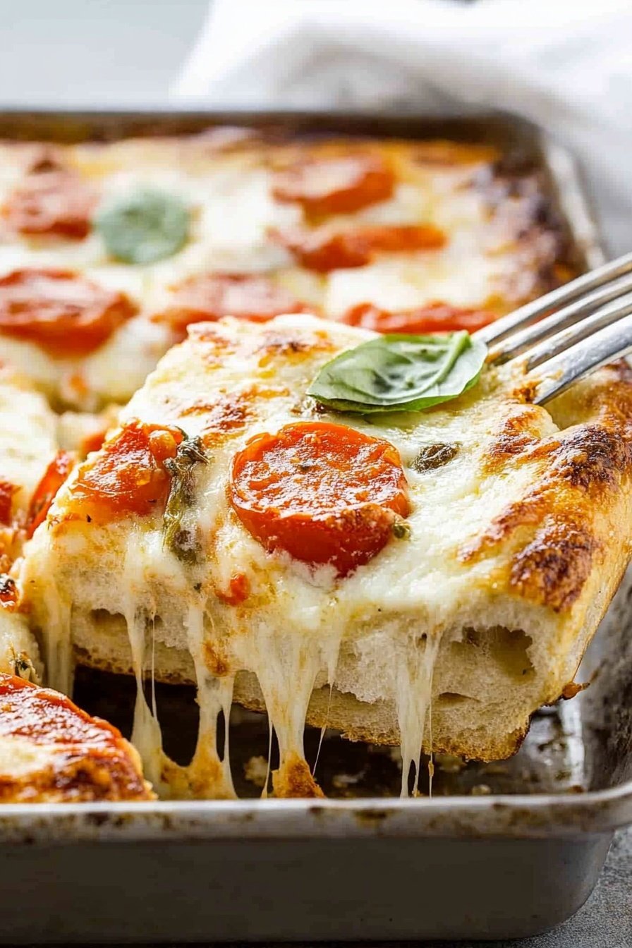 Easy Homemade Margherita Focaccia Bread