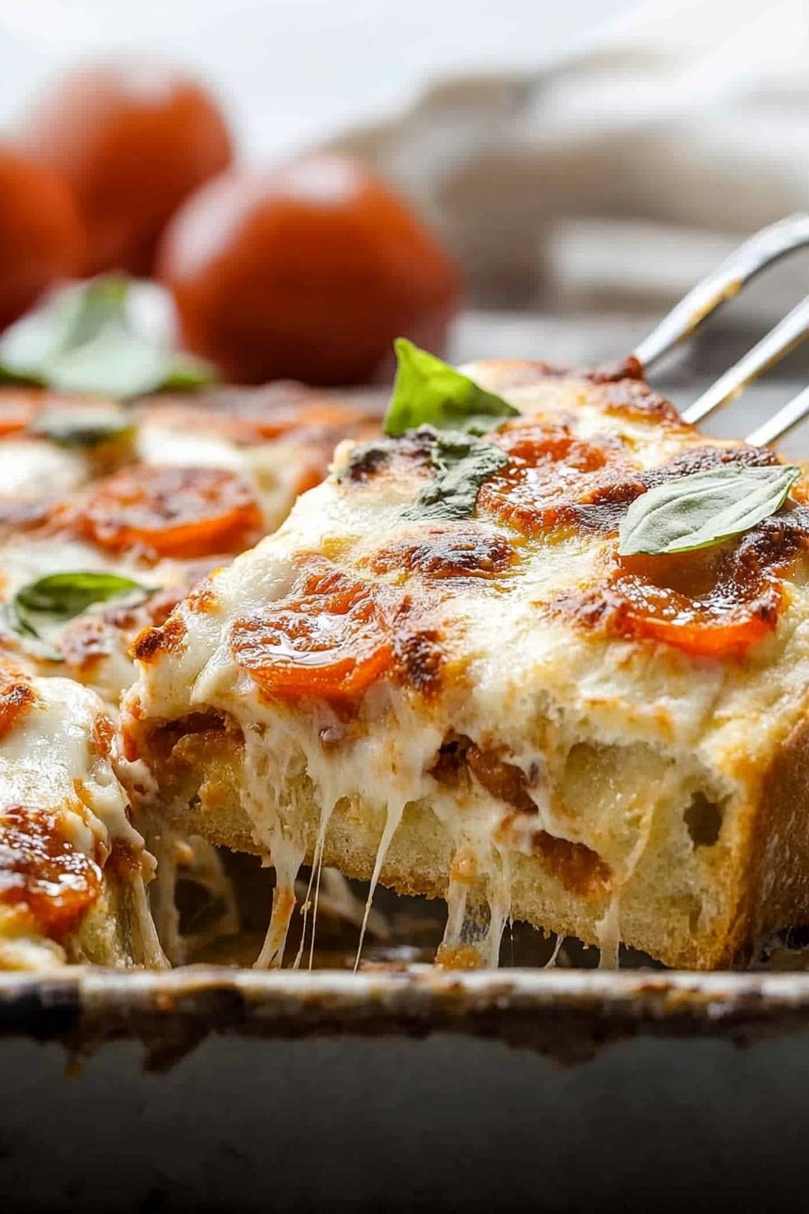 Easy Homemade Margherita Focaccia Bread