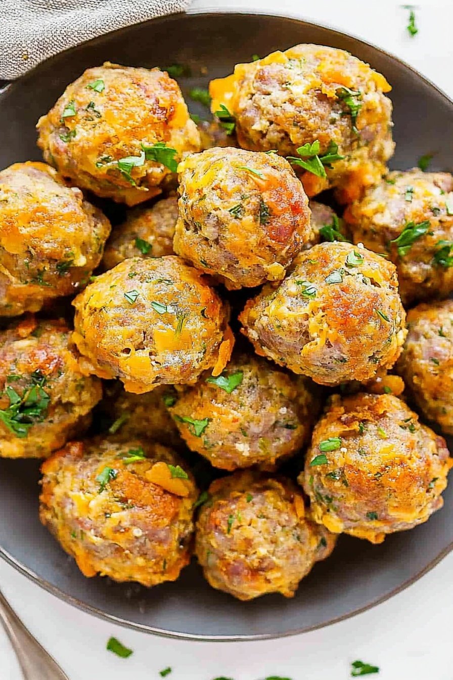 Easy Homemade Sausage Balls Recipe