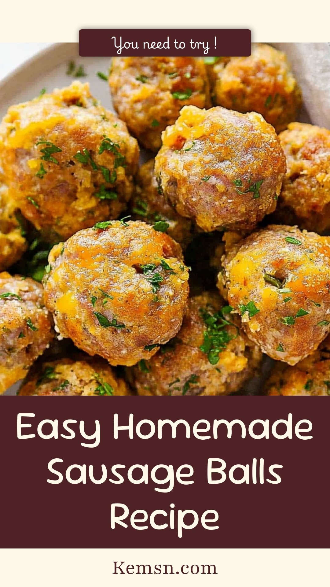 Easy Homemade Sausage Balls Recipe