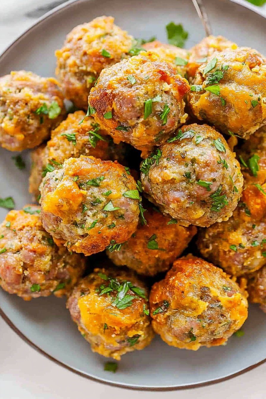 Easy Homemade Sausage Balls Recipe