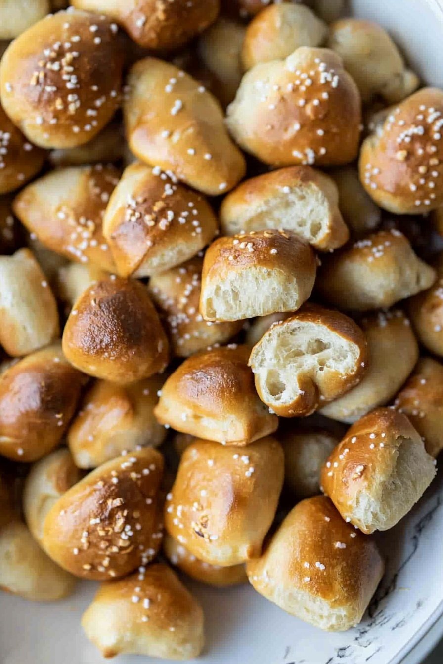 Easy Homemade Sourdough Pretzel Bites Recipe
