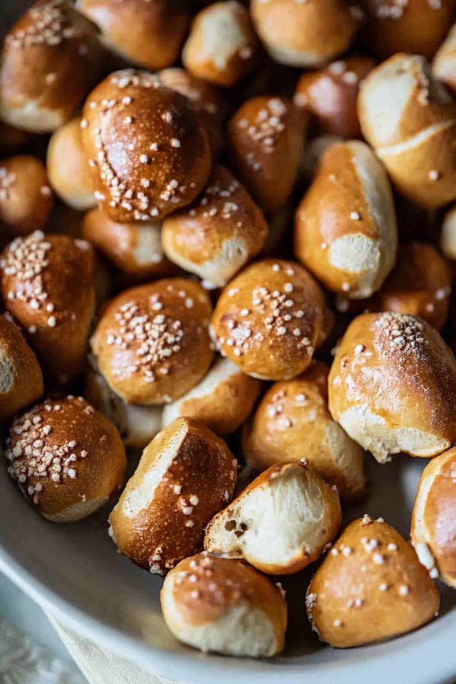 Easy Homemade Sourdough Pretzel Bites Recipe