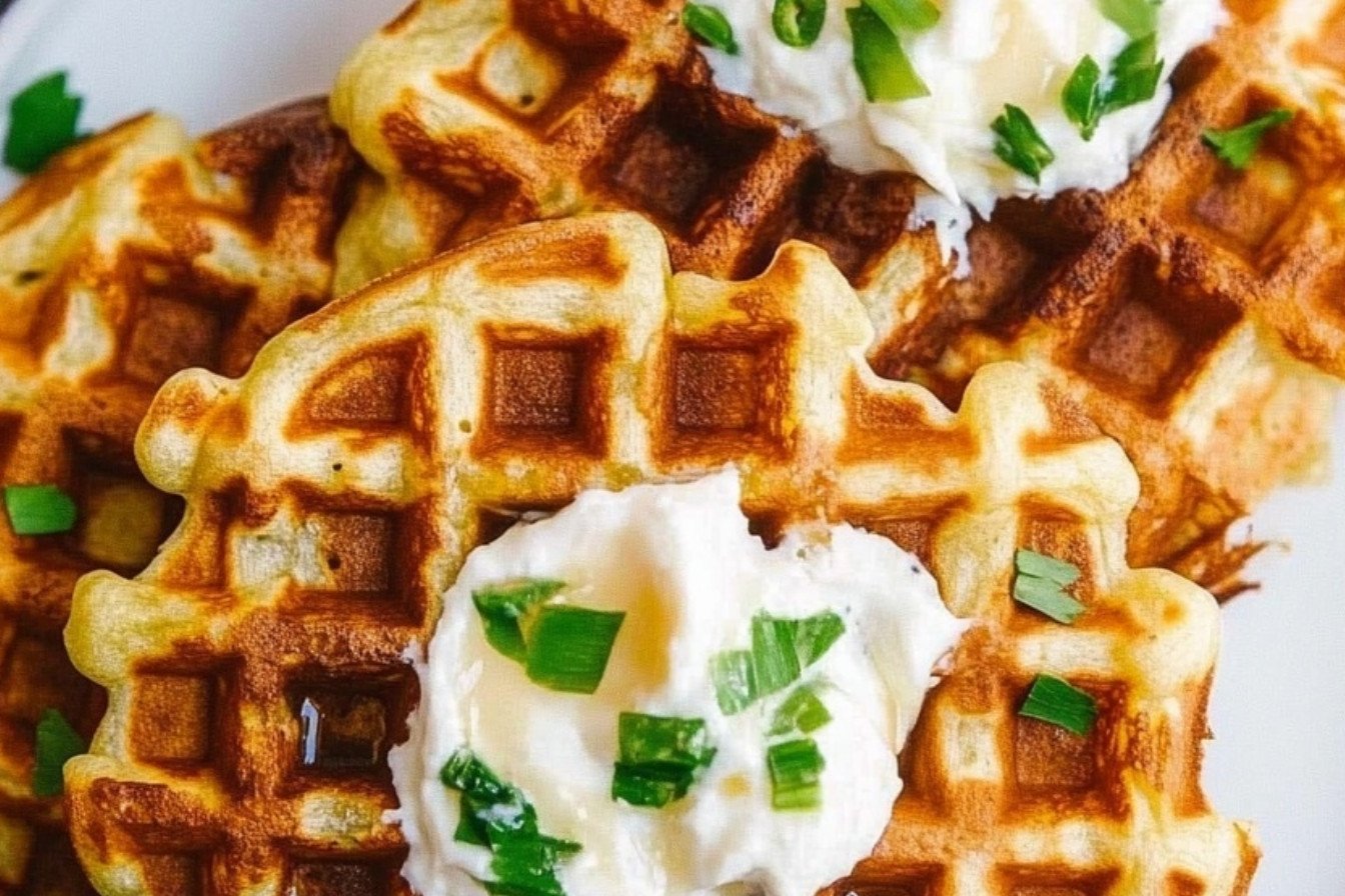 Easy Potato Waffles Two Ways