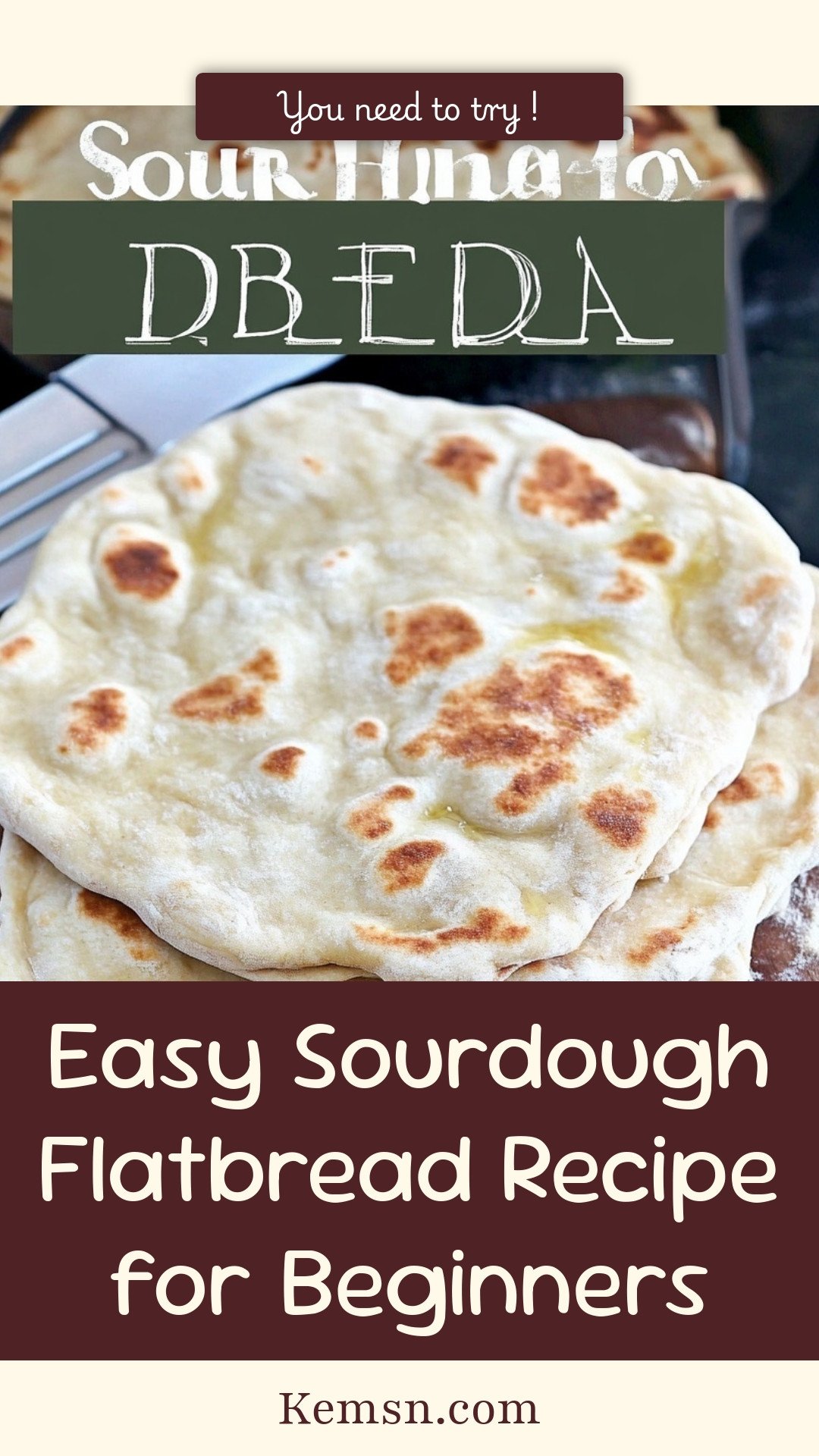 Easy Sourdough Flatbread Recipe for Beginners