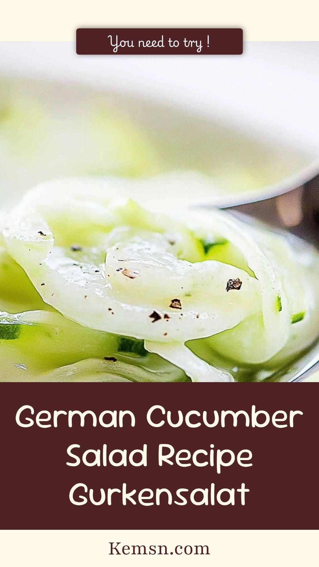 German Cucumber Salad Recipe Gurkensalat