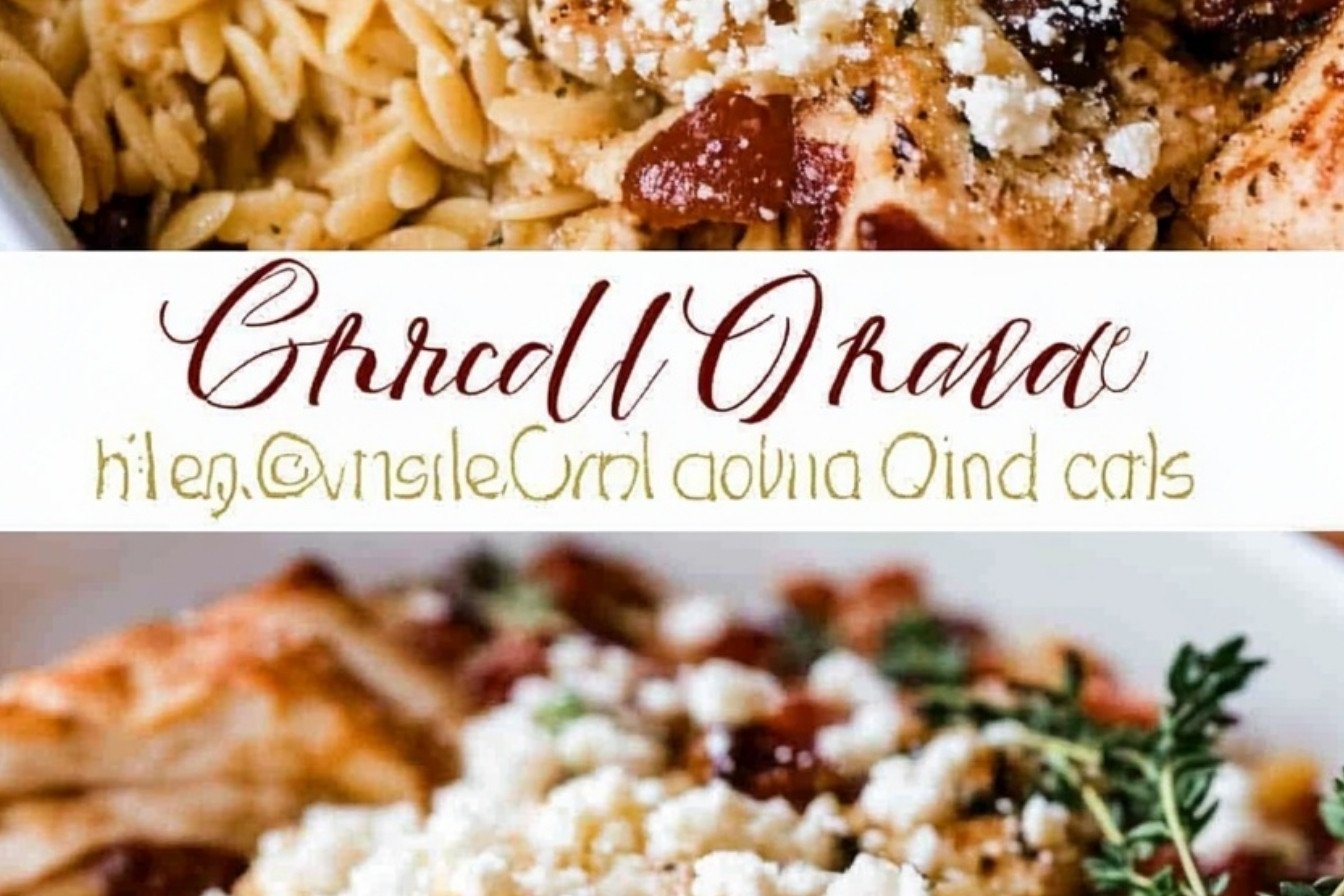 Greek Chicken and Orzo Pasta Recipe