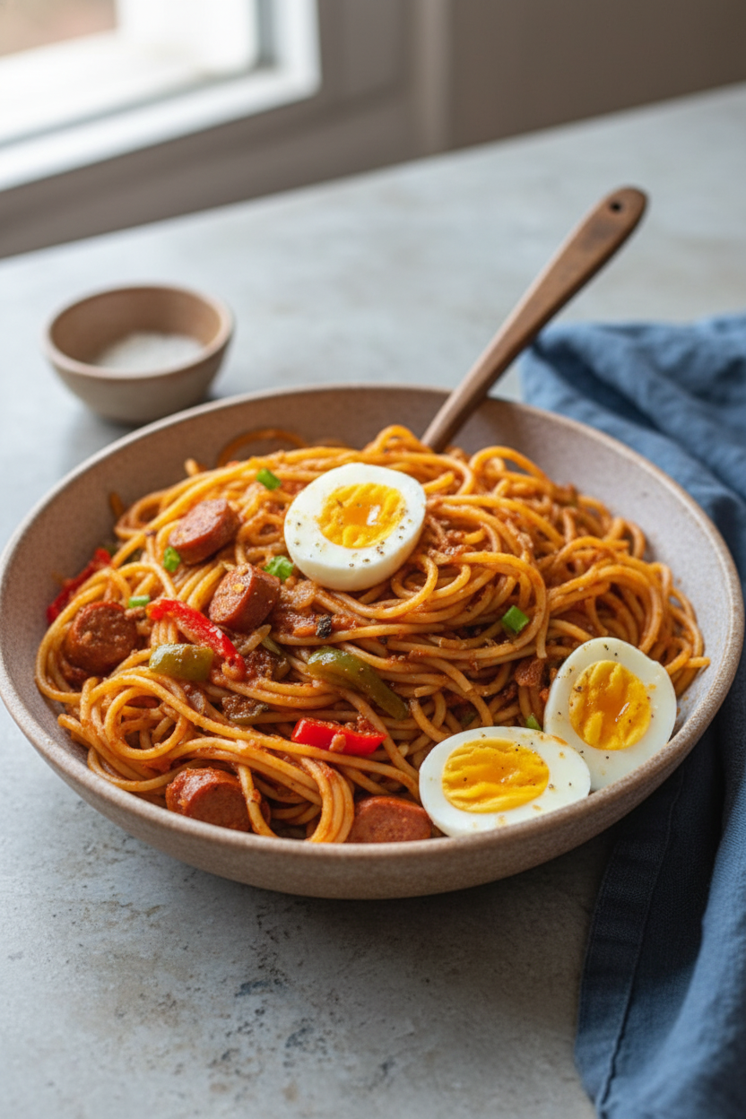 Haitian Spaghetti A Flavor Packed Breakfast Favorite