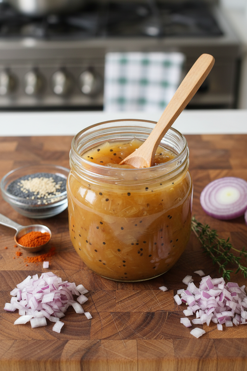 Homemade Sweet Onion Sauce for Meat