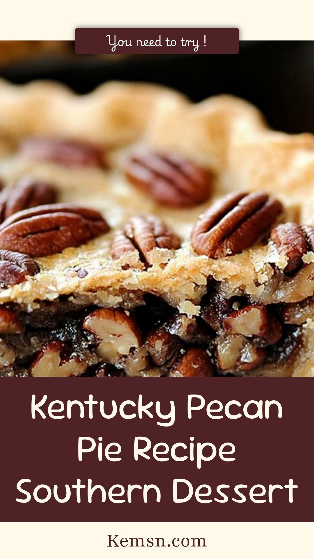 Kentucky Pecan Pie Recipe Southern Dessert