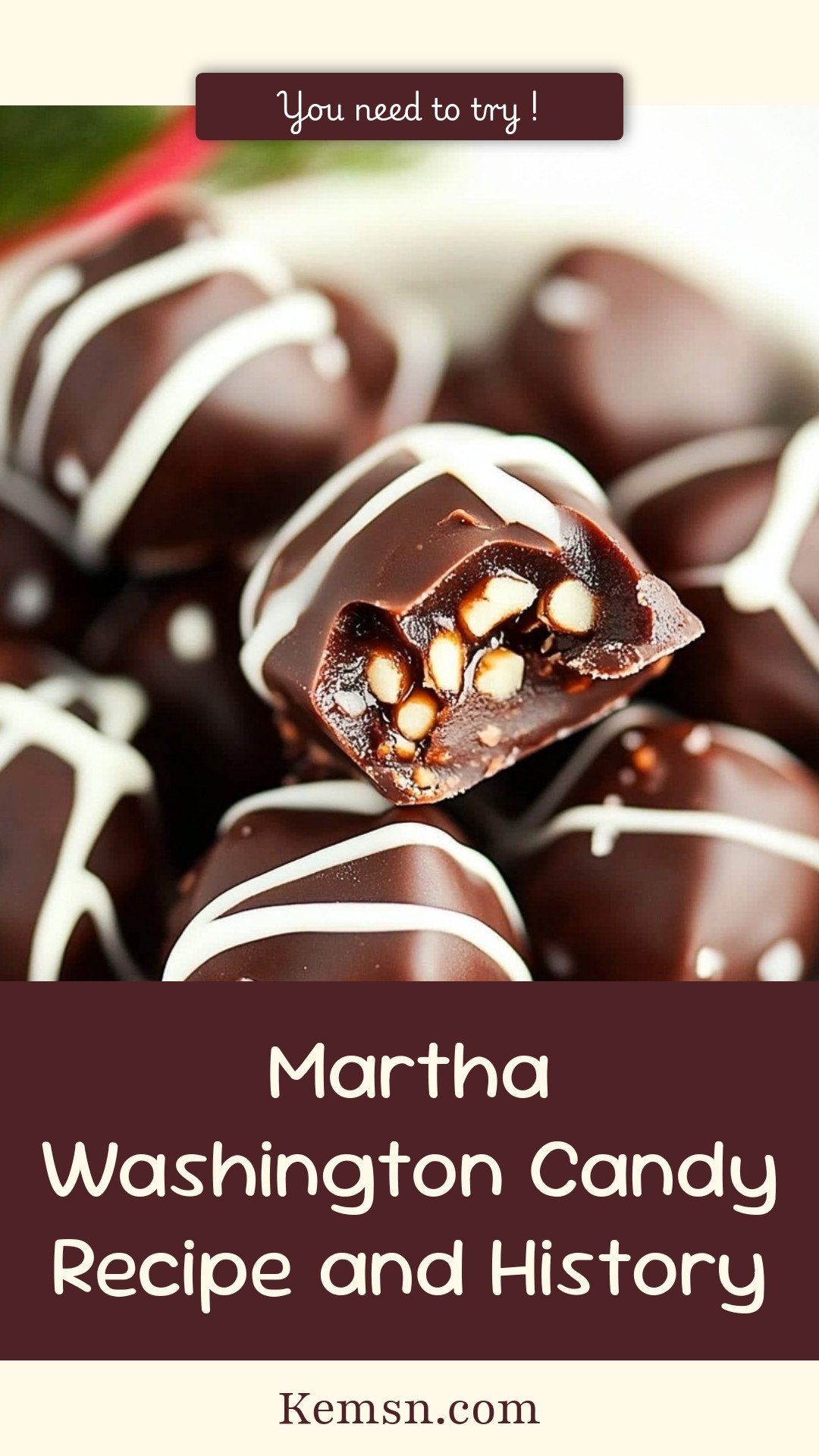 Martha Washington Candy Recipe and History