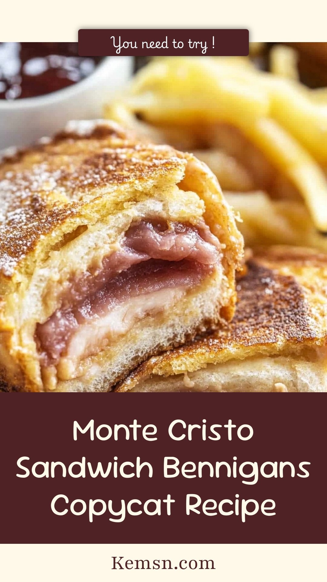 Monte Cristo Sandwich Bennigans Copycat Recipe